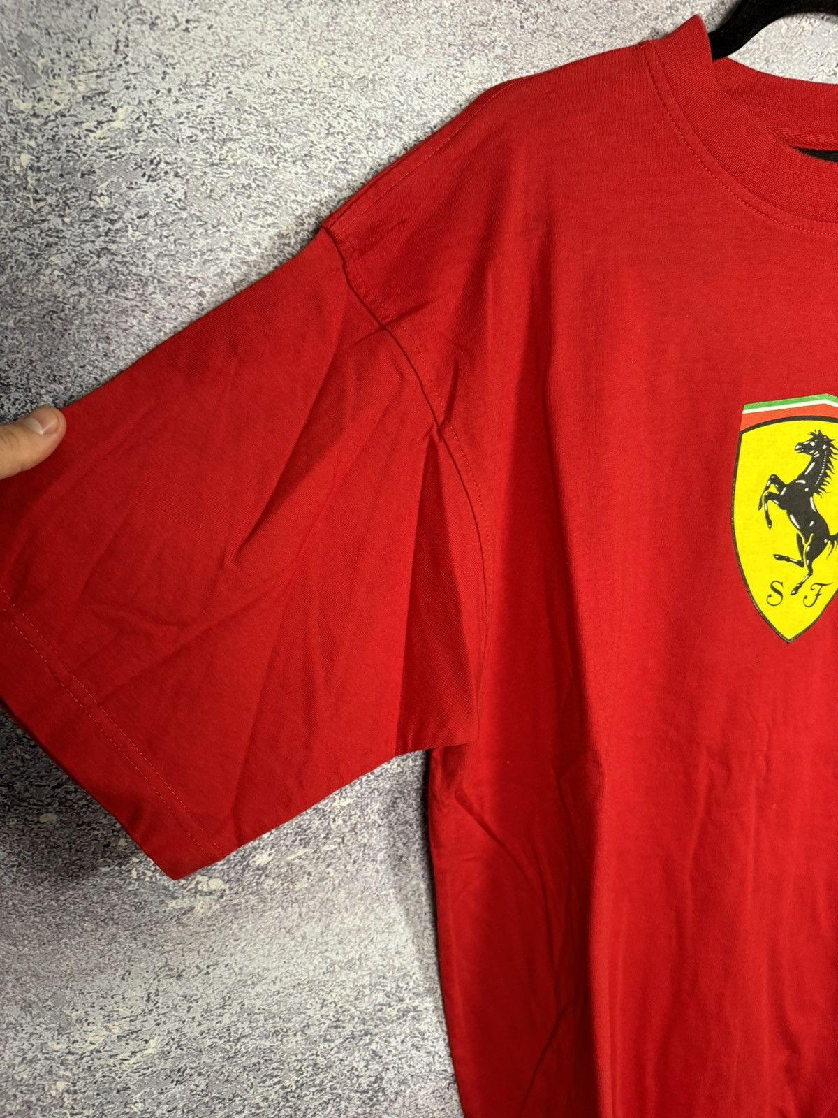 Ferrari × Vintage 00’s Vintage Ferrari Big Logo T shirt y2k XL size Size US XL / EU 56 / 4 - 6 Thumbnail