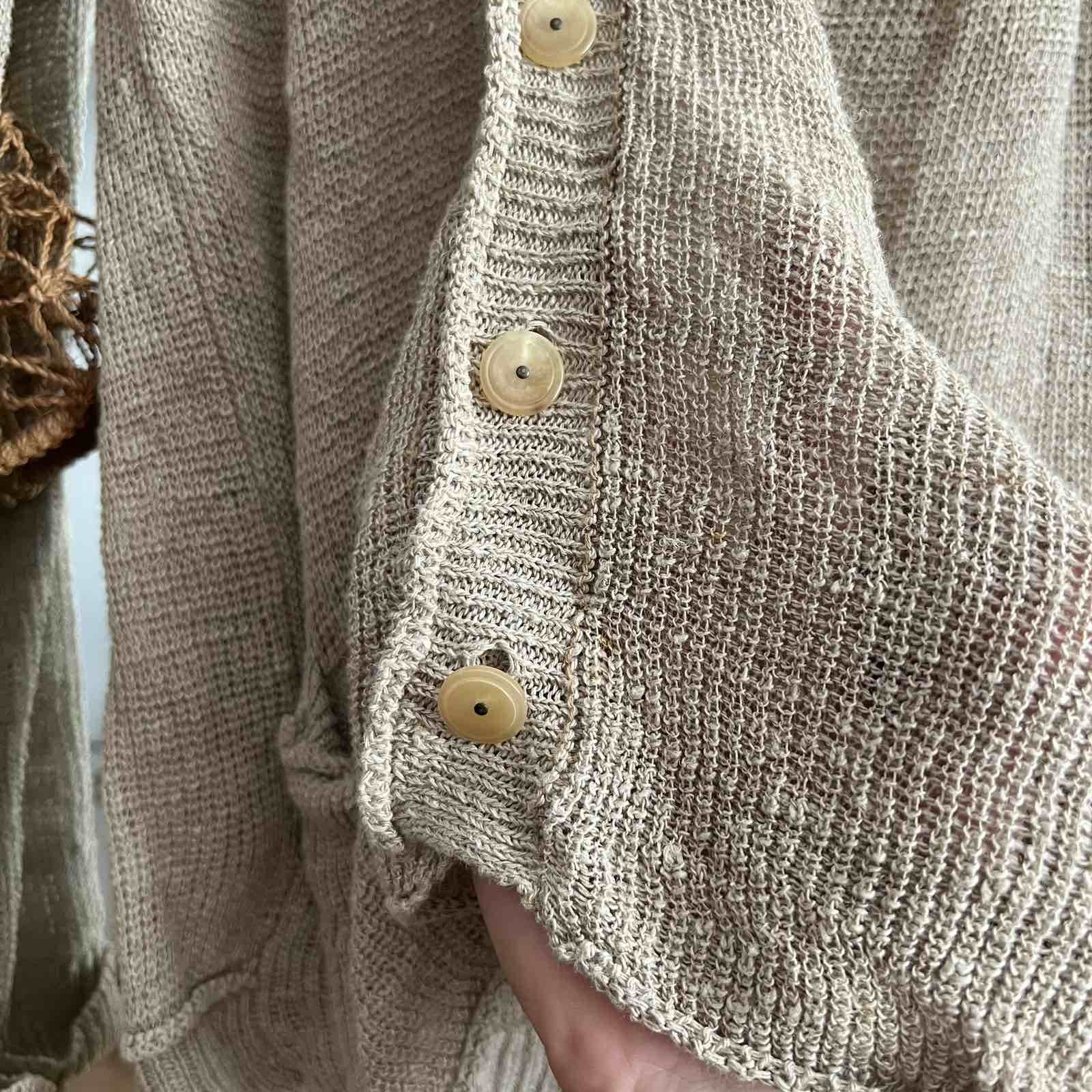 Japanese Brand × Vlas Blomme Vlas Blomme Kortrijk Cardigan Sz 3 Size US XL / EU 56 / 4 - 9 Thumbnail