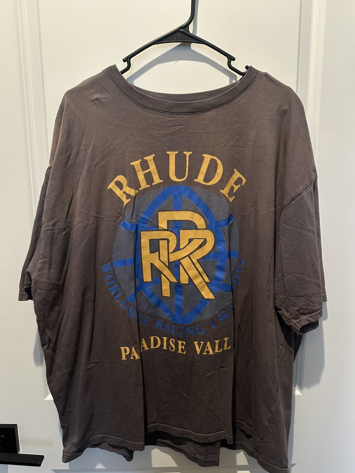 Rhude Paradise Valley Logo-print Cotton-jersey T-shirt In Size US XL / EU 56 / 4 - 2 Thumbnail