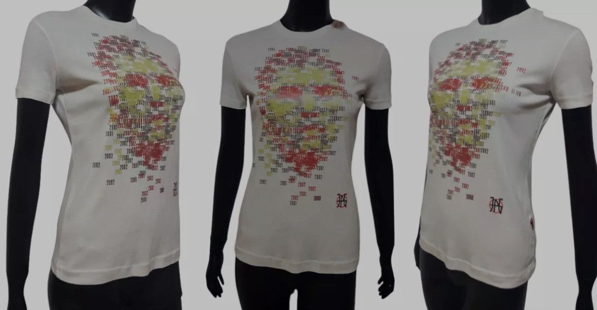 Jean Paul Gaultier Jean Paul Gaultier 01/02 -stretch cotton tee JPG face print Size US L / EU 52-54 / 3 - 21 Thumbnail