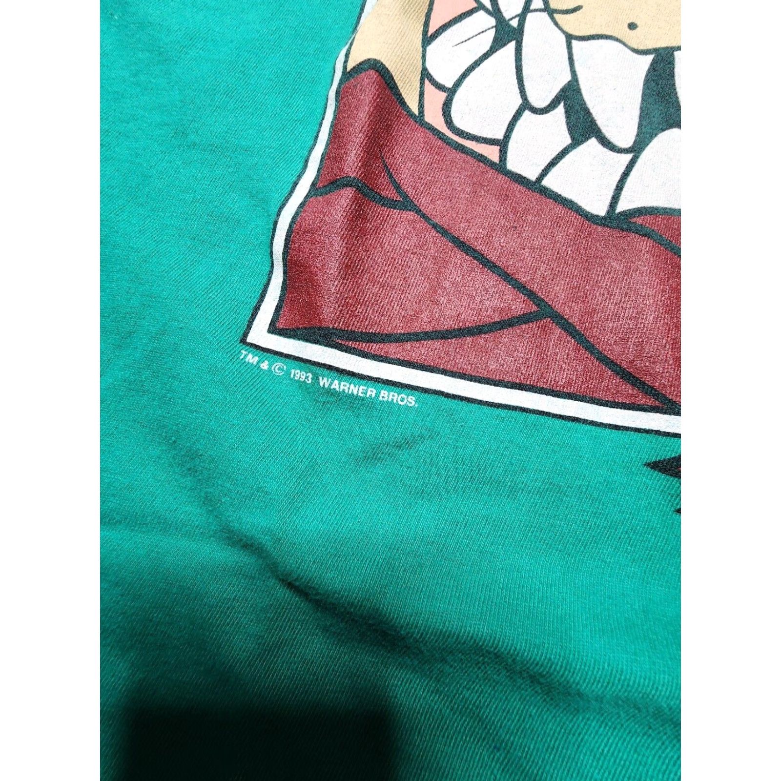 Vintage VINTAGE Trend Basics T-Shirt Mens XL HAPPY FATHERS DAY TAZ Tasmanian Devil THE BIG HAM Green 90s 1990s graphic print Mens Shirts Size US XL / EU 56 / 4 - 5 Thumbnail