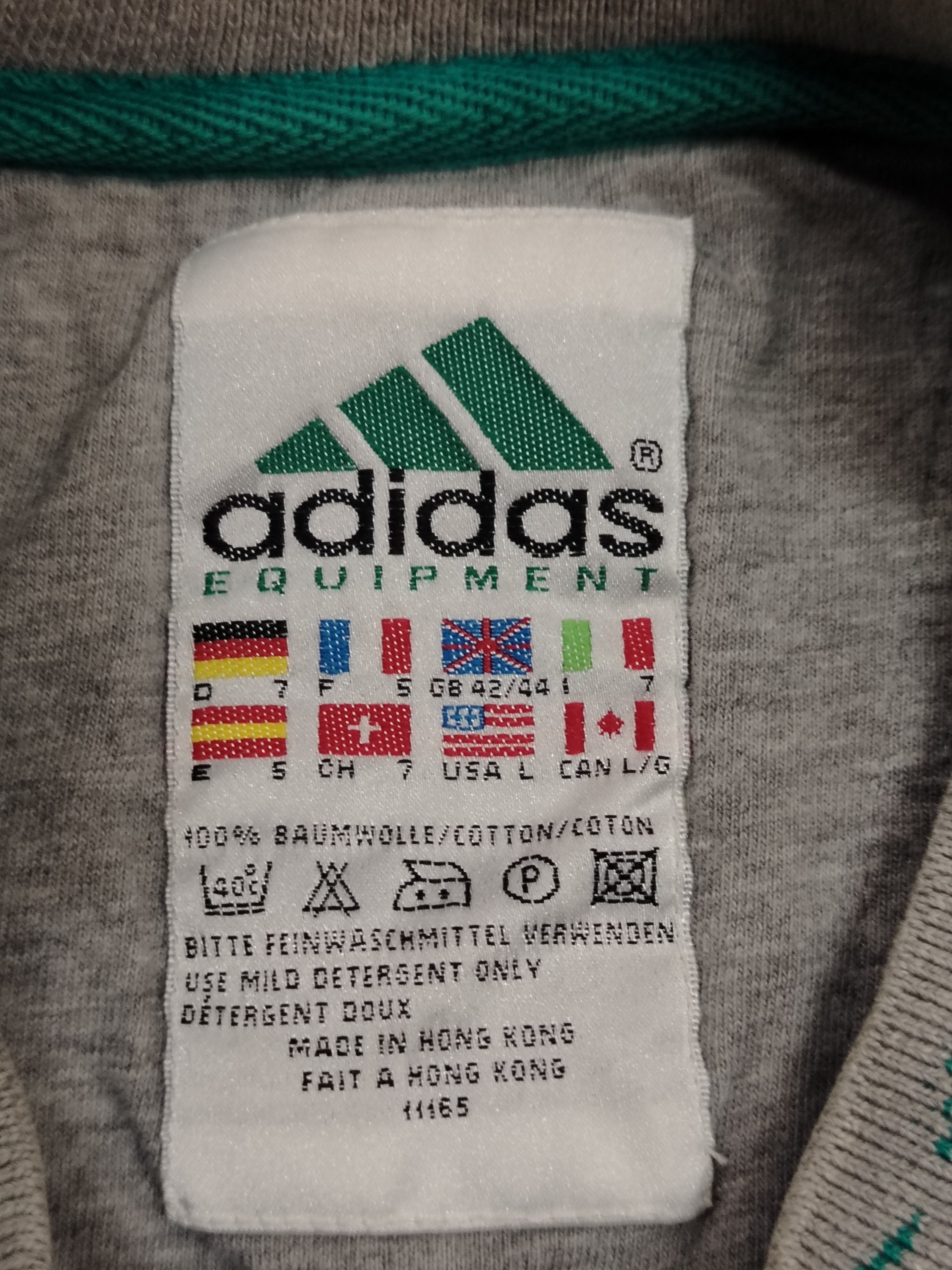 Adidas Vintage 90s Adidas Equipment Center. LOGO Size US L / EU 52-54 / 3 - 4 Thumbnail