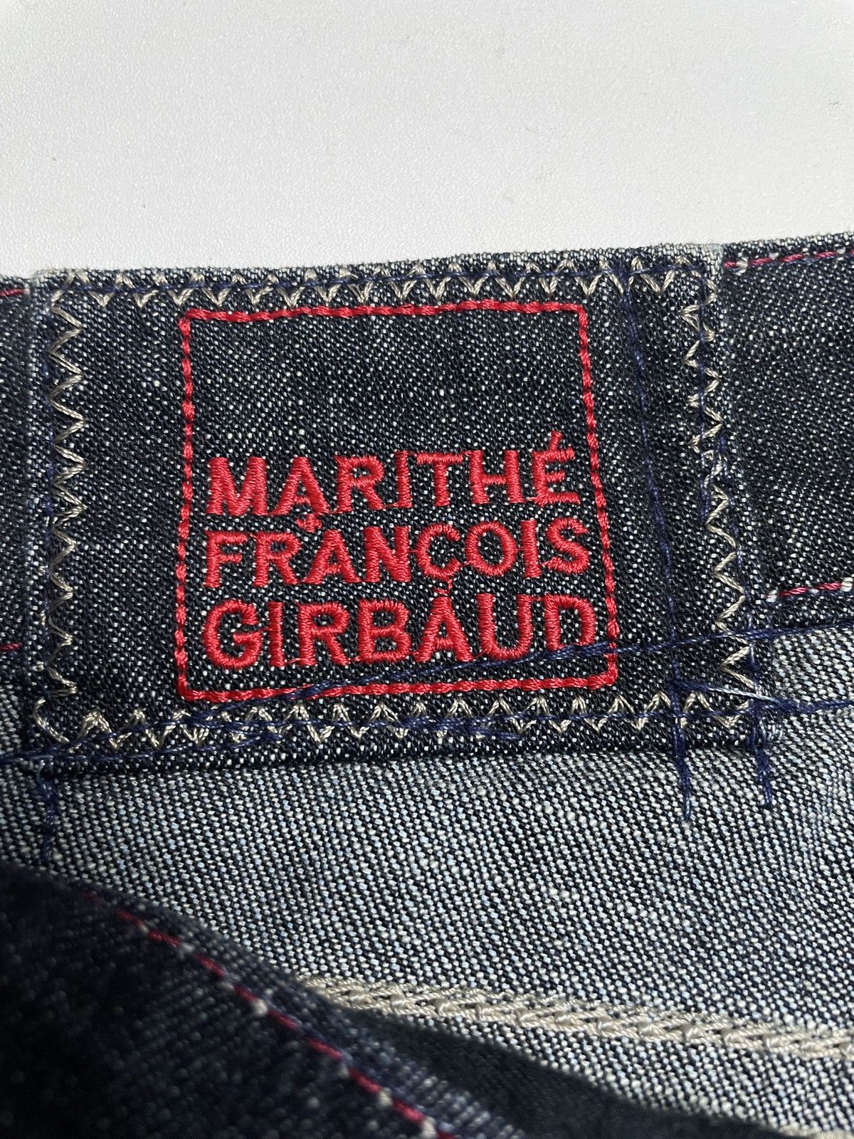 Marithe + Francois Girbaud Marithe Francois Girbaud - Crash Faded Lowrise Denim Pants Size US 29 - 9 Thumbnail