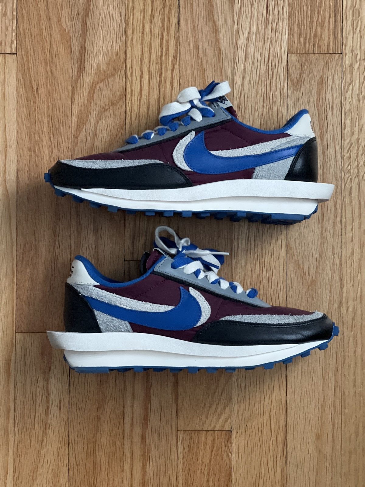Nike × Sacai × Undercover Nike x Sacai x Undercover LDWaffle Night Maroon/Team Royal Size US 8.5 / EU 41-42 - 1 Thumbnail