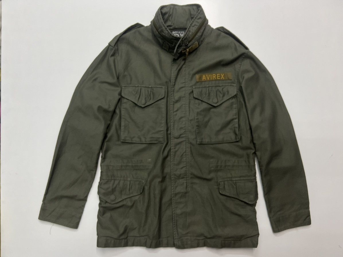 Avirex 🔥AVIREX MILITARY JACKET Size US L / EU 52-54 / 3 - 2 Thumbnail