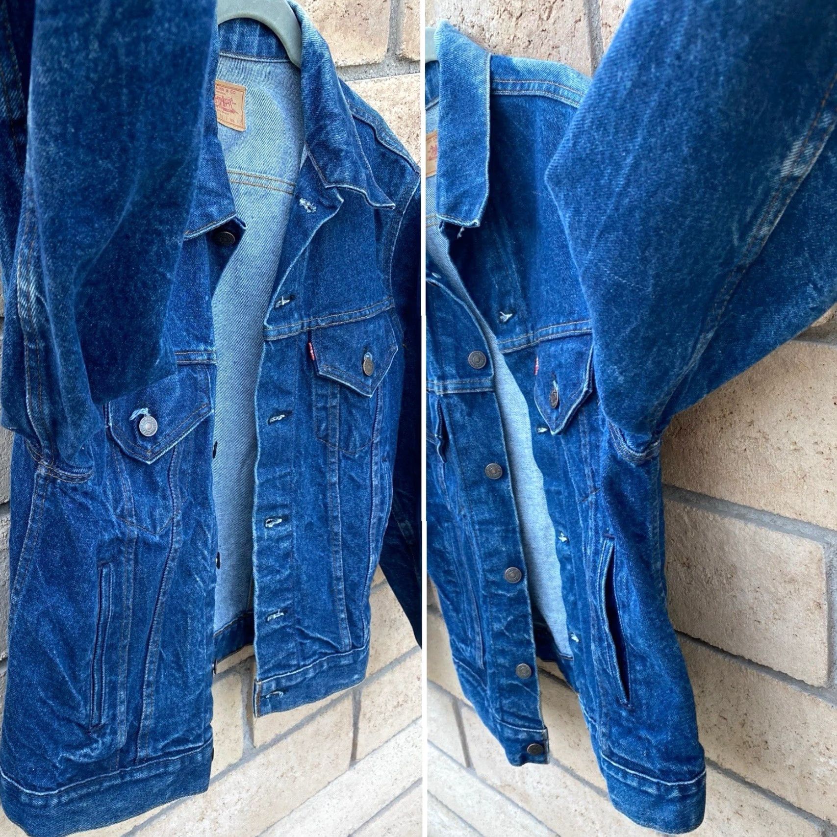 Levi's VINTAGE Levi’s Denim Jacket Trucker Cowboy Western Worn Made In USA Size 42 Size US XS / EU 42 / 0 - 6 Thumbnail