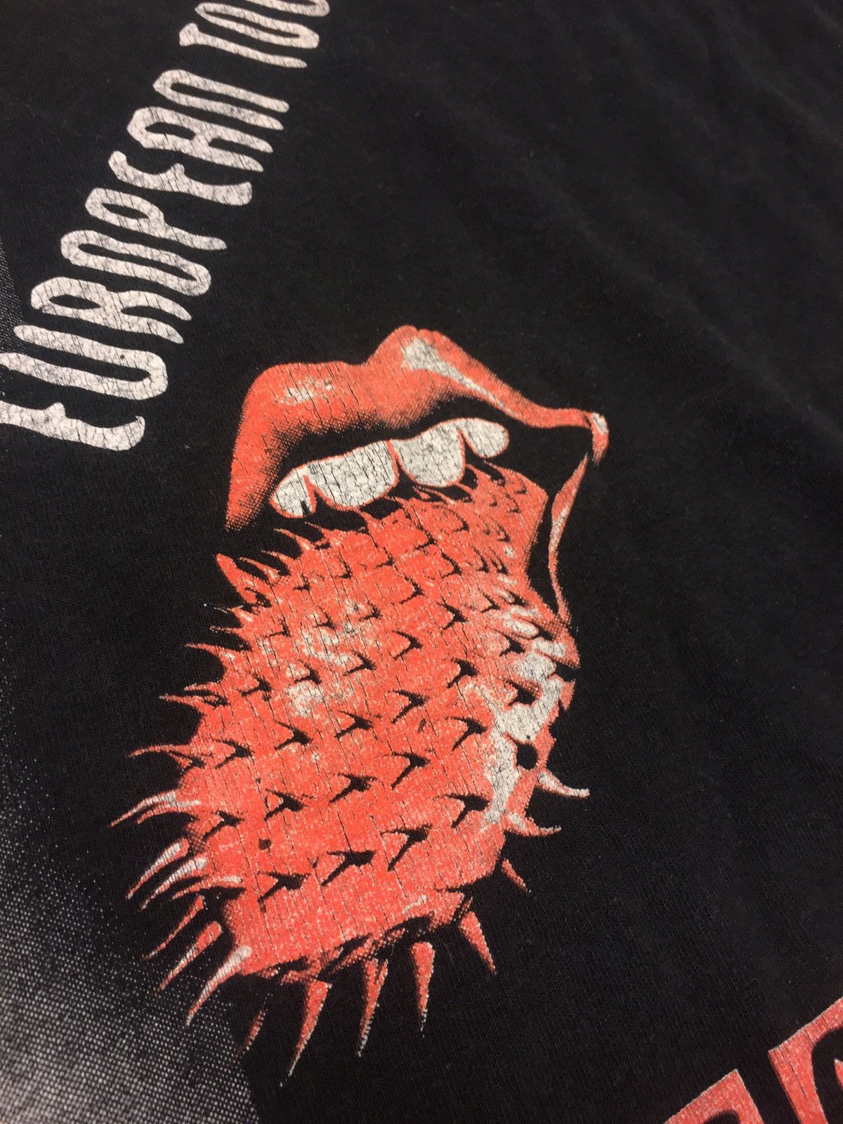 Band Tees × Vintage Vintage 90s The Rolling Stones t shirt Voodoo Lounge Black Size US XL / EU 56 / 4 - 9 Thumbnail