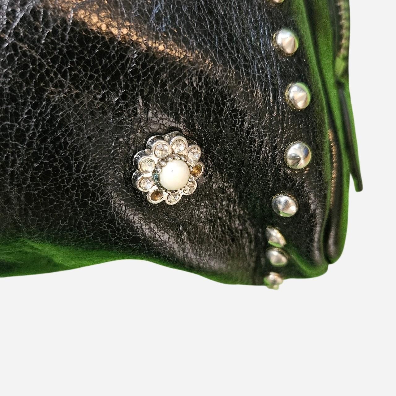 Miu Miu Vintage Miu Miu Leather Clutch Chain Bag Size ONE SIZE - 8 Thumbnail
