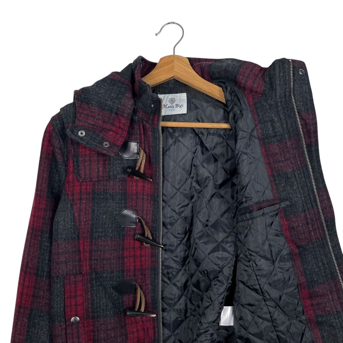 BIGI Men’s Bigi Wool Tartan Duffle Jacket Size US S / EU 44-46 / 1 - 11 Thumbnail