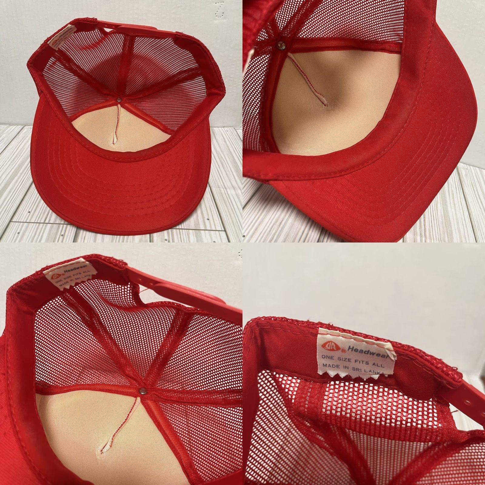Vintage VINTAGE Operation Desert Storm 1991 Hat Cap Snap Back Rope Trucker Army Marines Navy Mens Trucker Hat Red 90s USA Sports Outdoor Accessories Size ONE SIZE - 8 Thumbnail