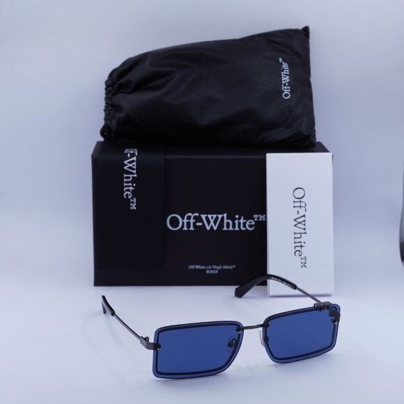 Off-White 🕶️New Off-White OERI13N TAMPA 7745 Sunglasses - Gunmetal Size ONE SIZE - 10 Thumbnail