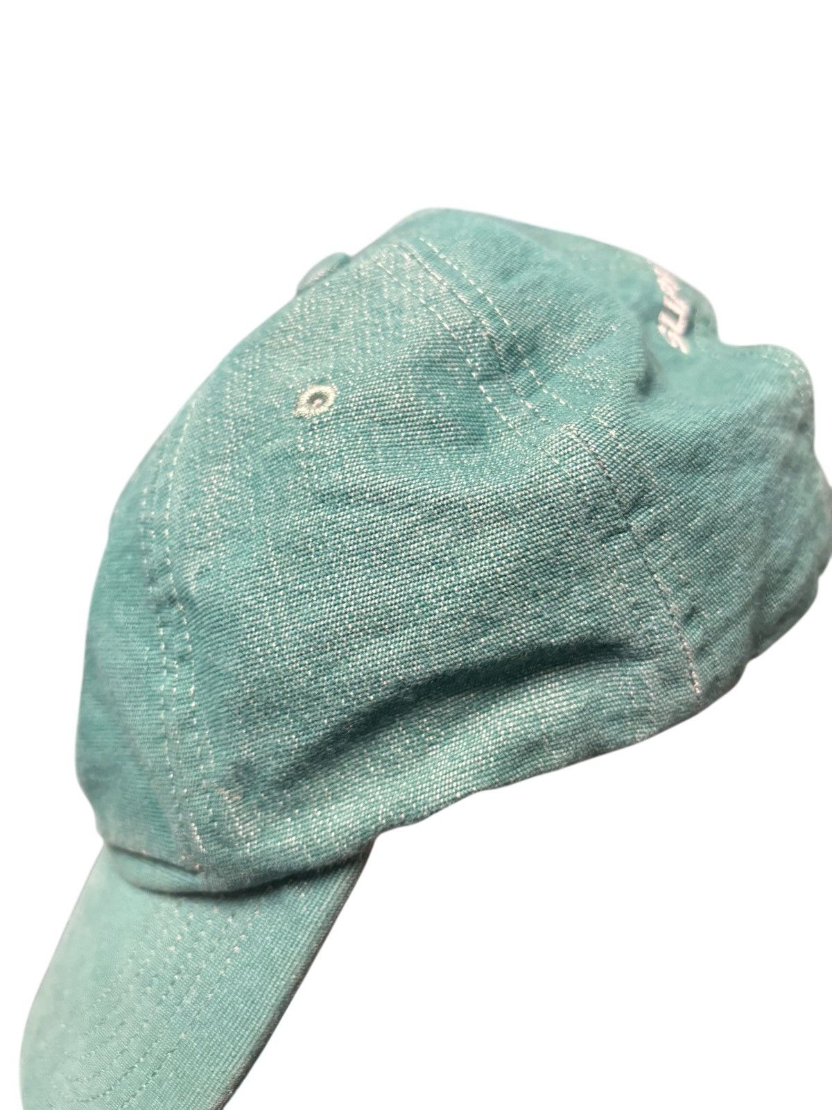 Supreme Supreme Cordura Denim S Logo 6-Panel Hat Green SS26 | Grailed