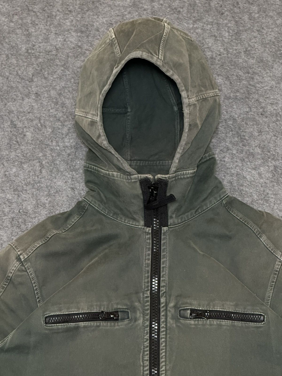 Stone Island Stone Island 109LN Tinto Old hooded overshirt. Size US S / EU 44-46 / 1 - 9 Thumbnail