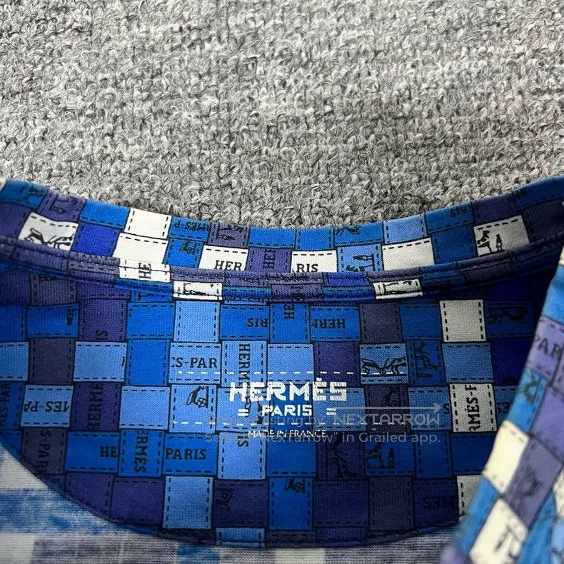 Hermes Hermes Full print logo dress Size XS / US 0-2 / IT 36-38 - 4 Thumbnail