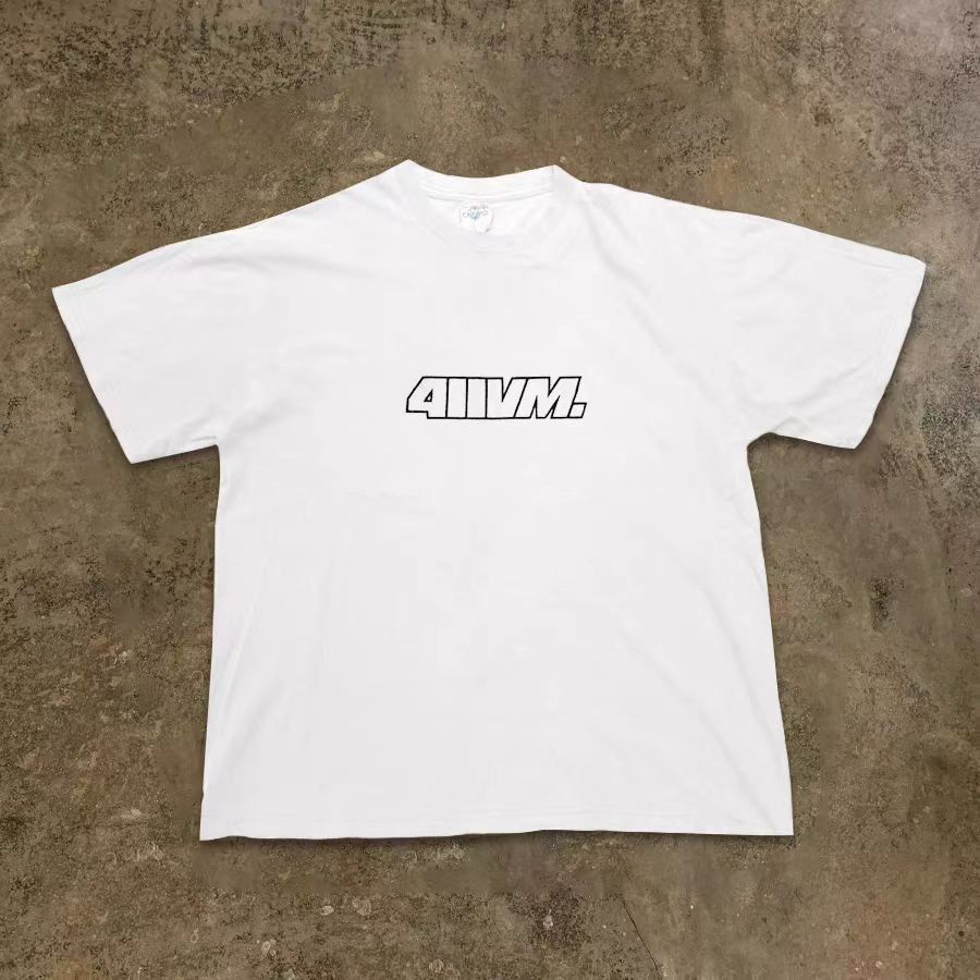 Vintage Street Letter Print Short Sleeve T Shirt White Size US S / EU 44-46 / 1 - 1 Thumbnail