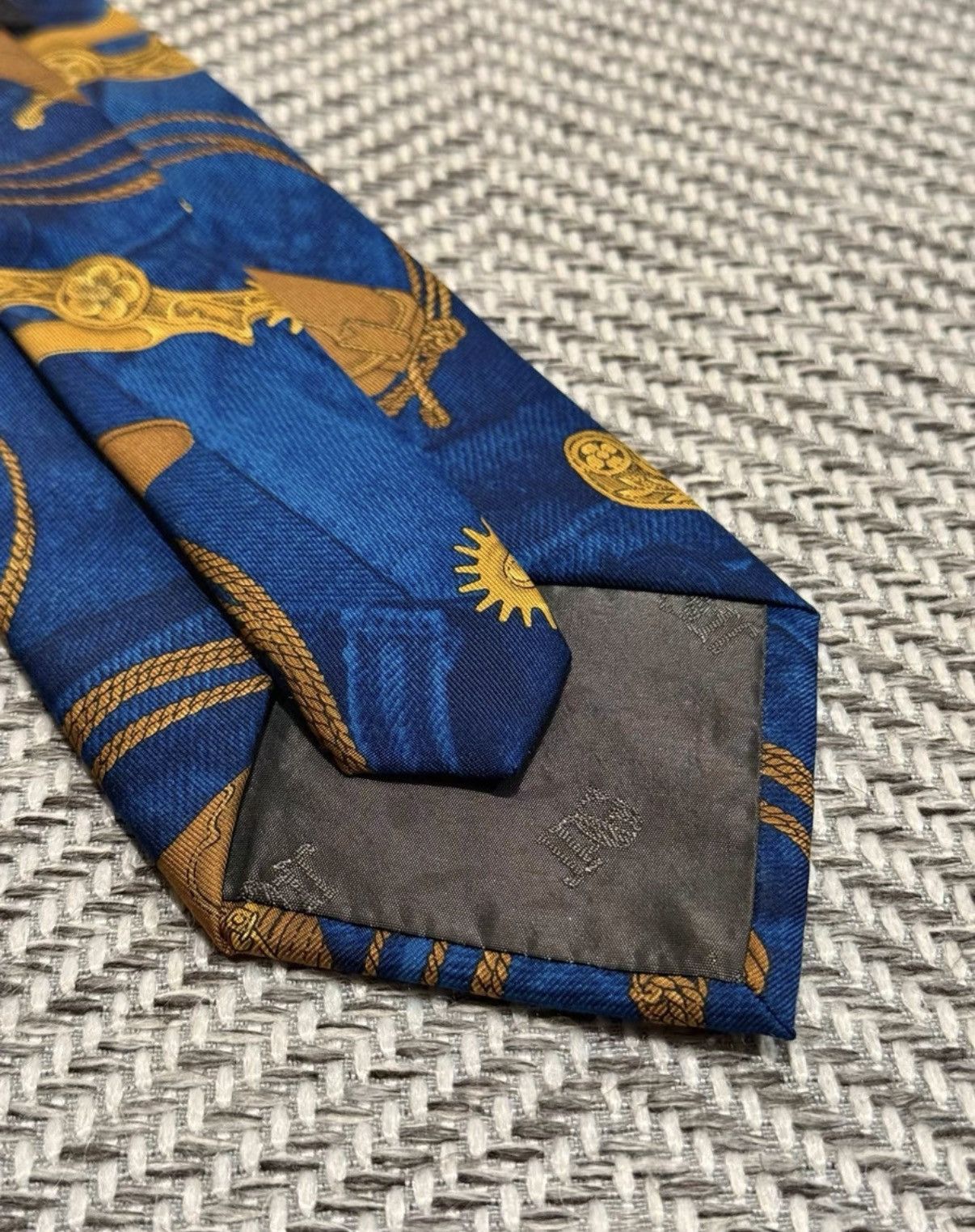 Jean Paul Gaultier Jean Paul Gaultier 00s Hermès Era Tie K24 Size ONE SIZE - 6 Thumbnail