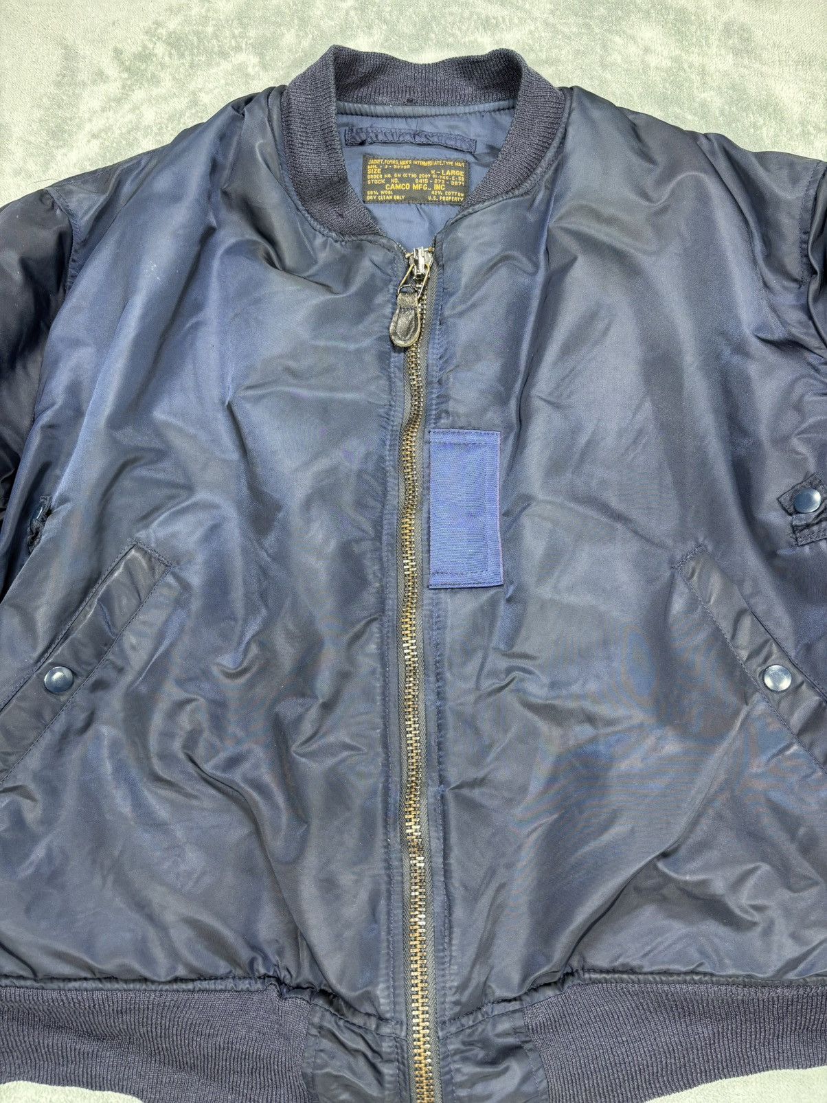 Vintage Vintage MA- 1 Flight Jacket Camco MFG. J0108 Size US XL / EU 56 / 4 - 3 Thumbnail