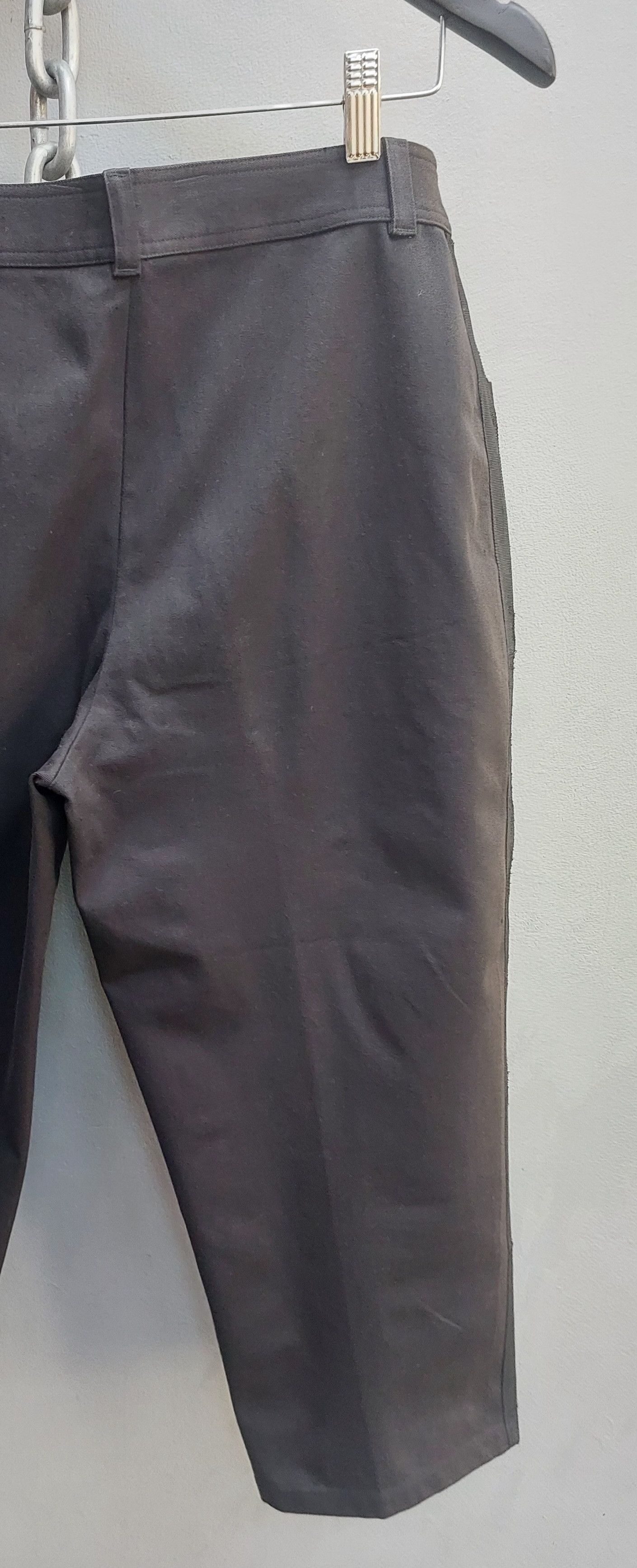 Chanel Chanel Black Cotton Cropped Pants with Side Tape Size 28" / US 6 / IT 42 - 12 Thumbnail