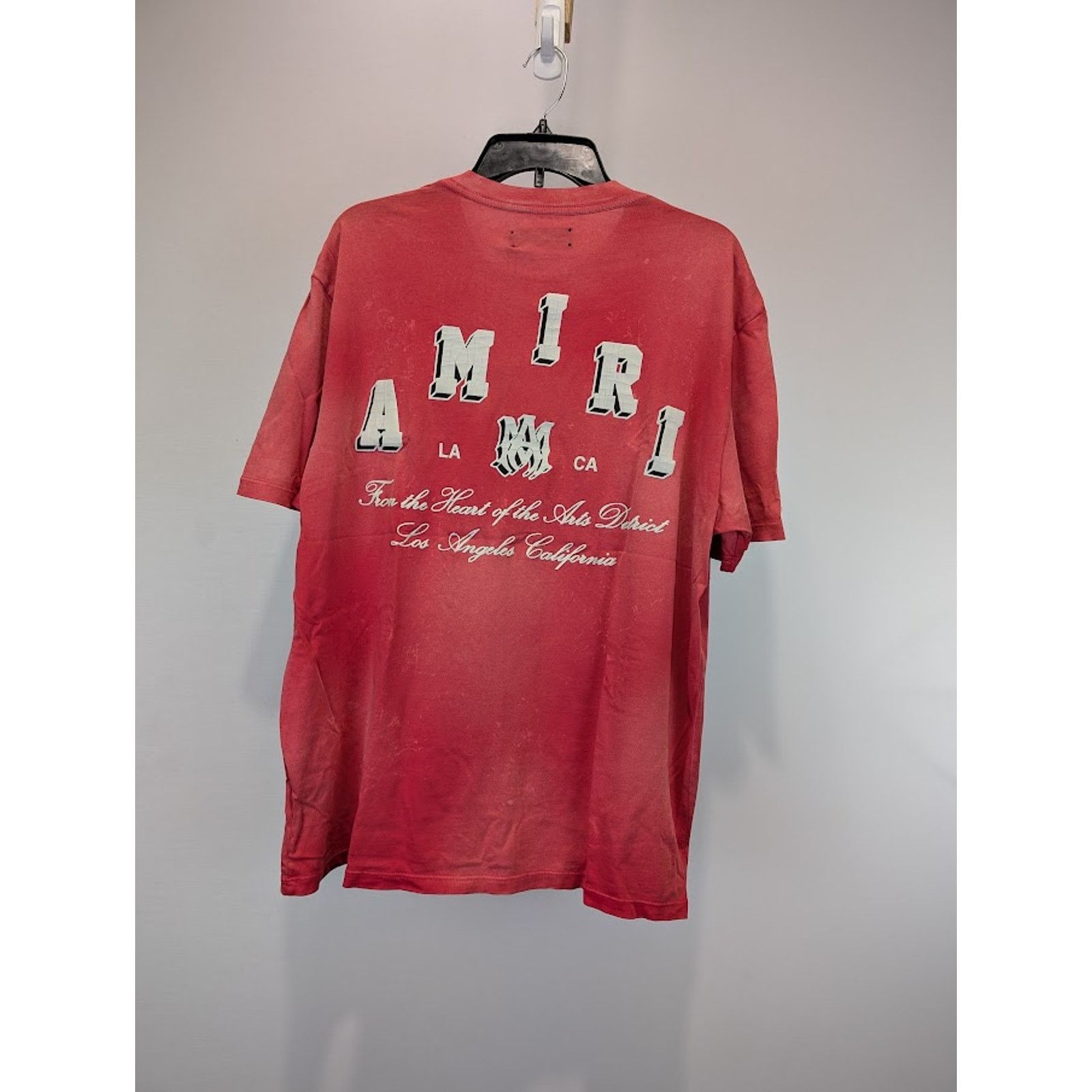 Amiri o1rshd1 Vintage Collegiate Tee T-Shirt in Red Size US XL / EU 56 / 4 - 11 Thumbnail