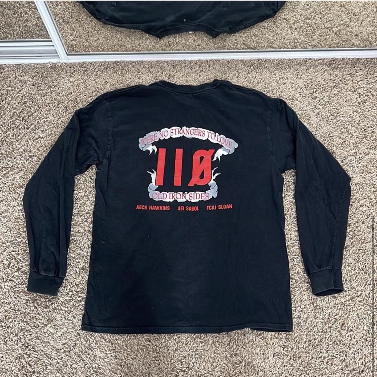 Gildan × Vintage US Navy Long Sleeve Size US M / EU 48-50 / 2 - 4 Thumbnail