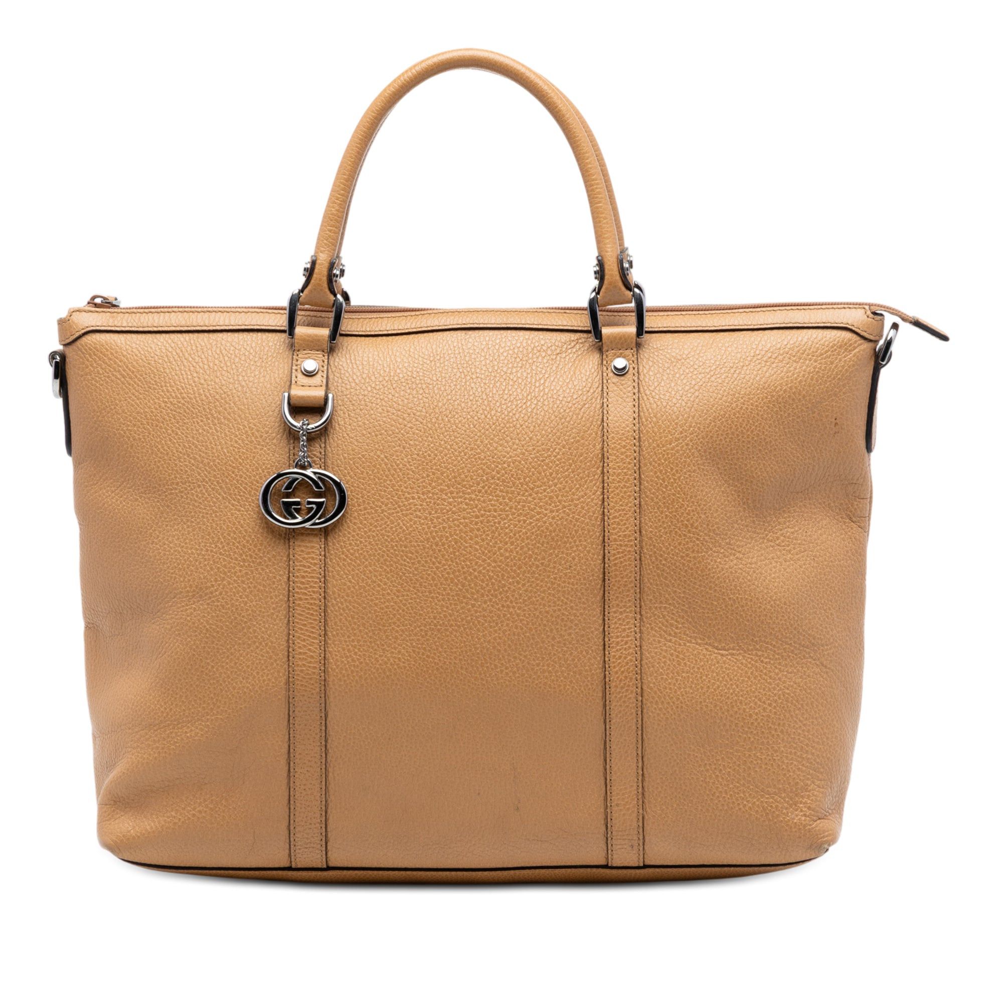Gucci Leather GG Charm Satchel Size ONE SIZE - 1 Thumbnail