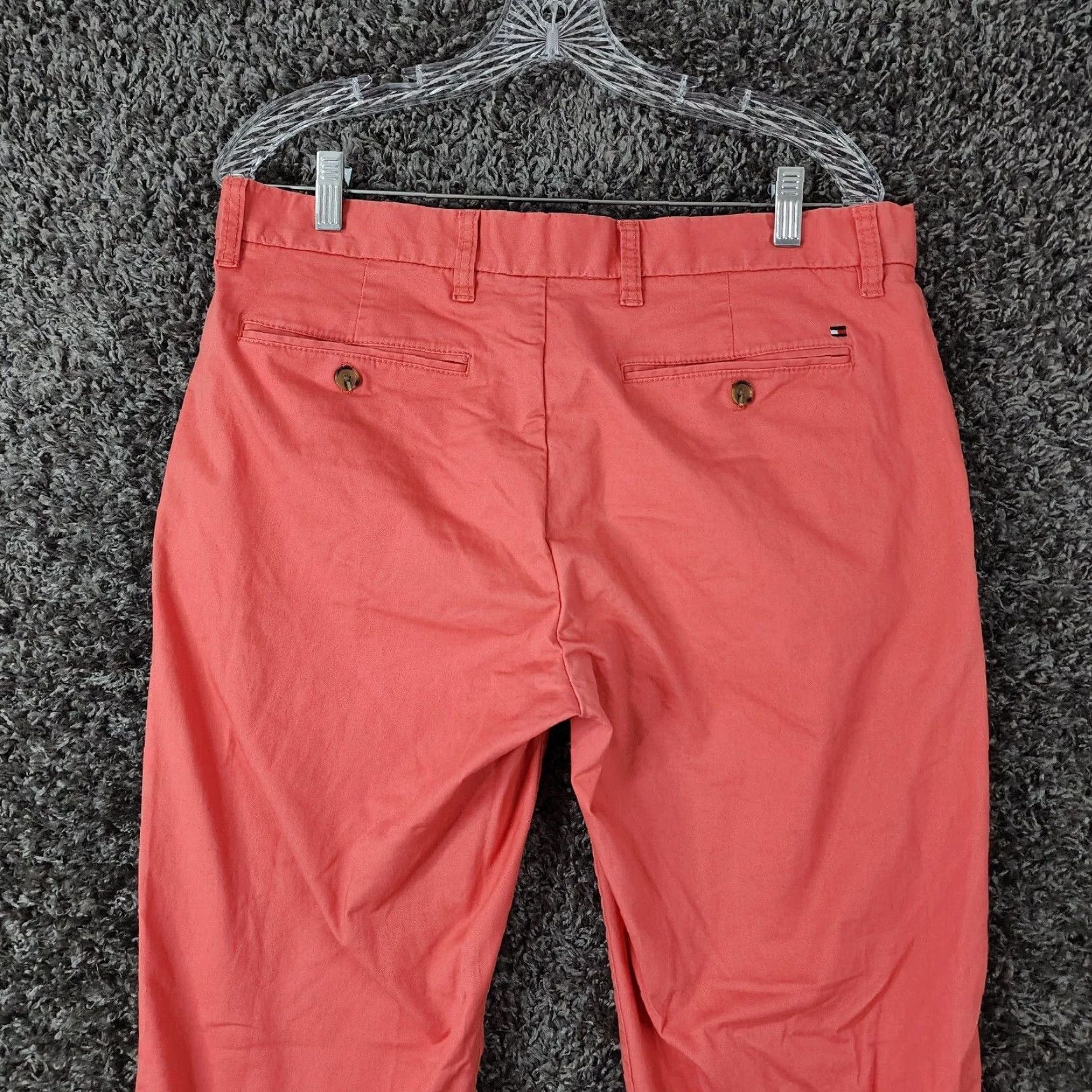 Tommy Hilfiger Tommy Hilfiger Pants - Men - Pink Chino - Straight Leg - Custom Fit - Size 34x30 Size US 34 / EU 50 - 7 Thumbnail