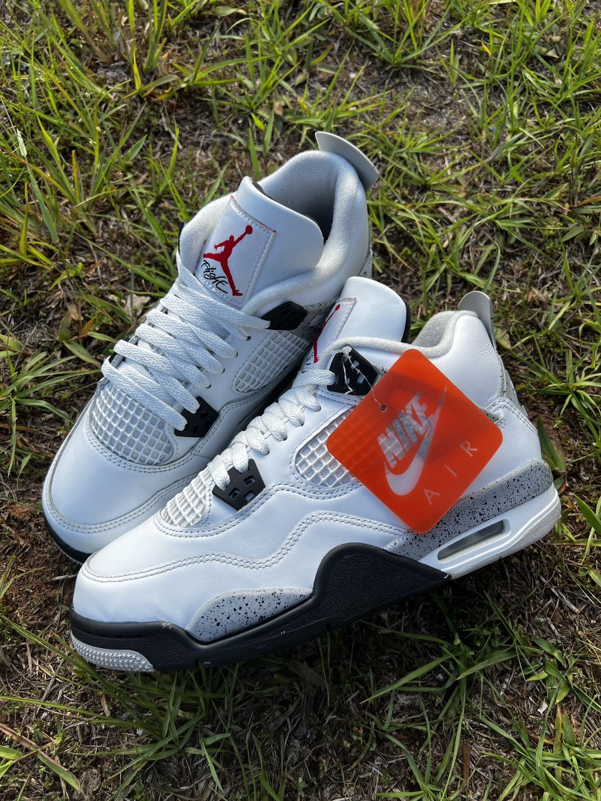 Jordan Brand CLEAN Air Jordan 4 size 7 Mens White Cement Retro 2025 shoes Size US 7 / EU 40 - 1 Thumbnail