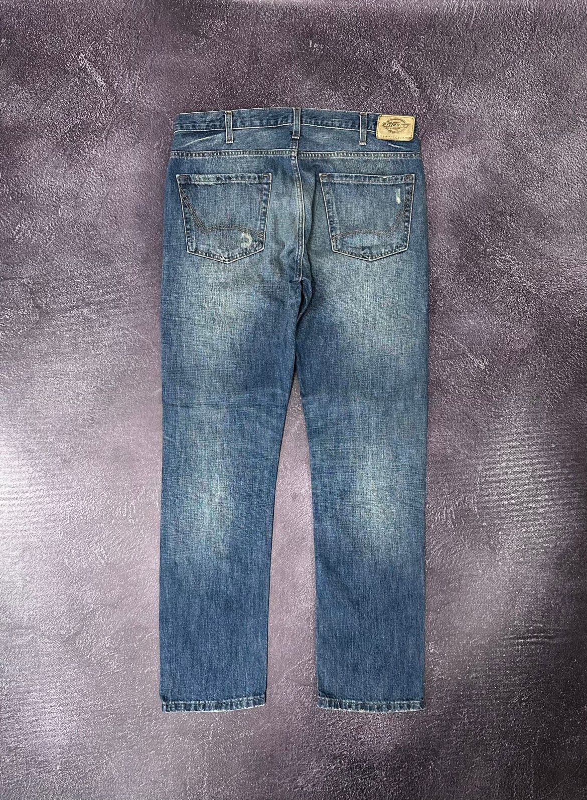 Pre-owned Dickies X Vintage 90's Dickies Baggy Cargo Light Blue Denim Jeans Pants