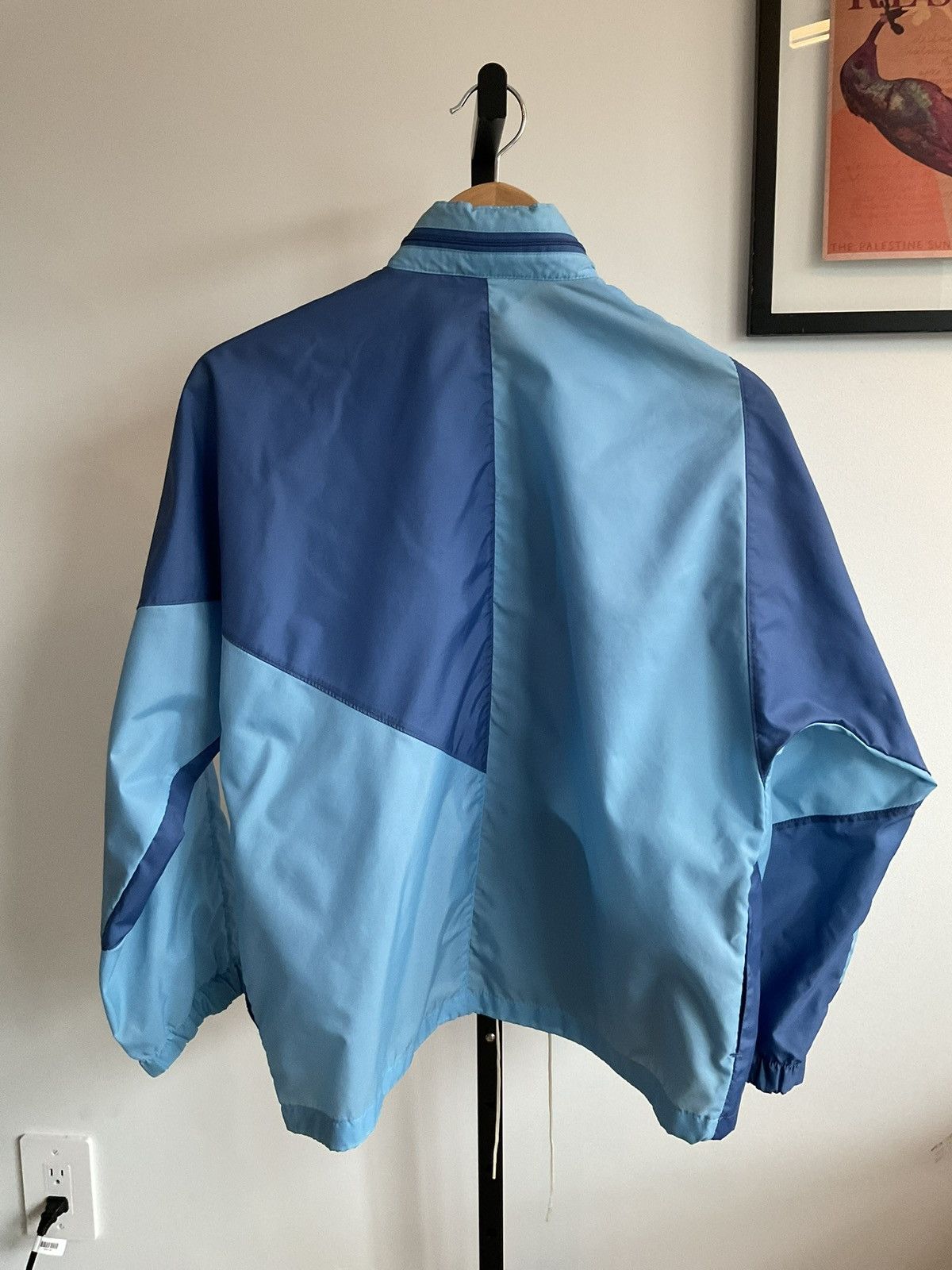 Adidas × Vintage Vintage 70s Adidas 3 Stripes Two Tone Windbreaker Jacket Size US L / EU 52-54 / 3 - 7 Thumbnail