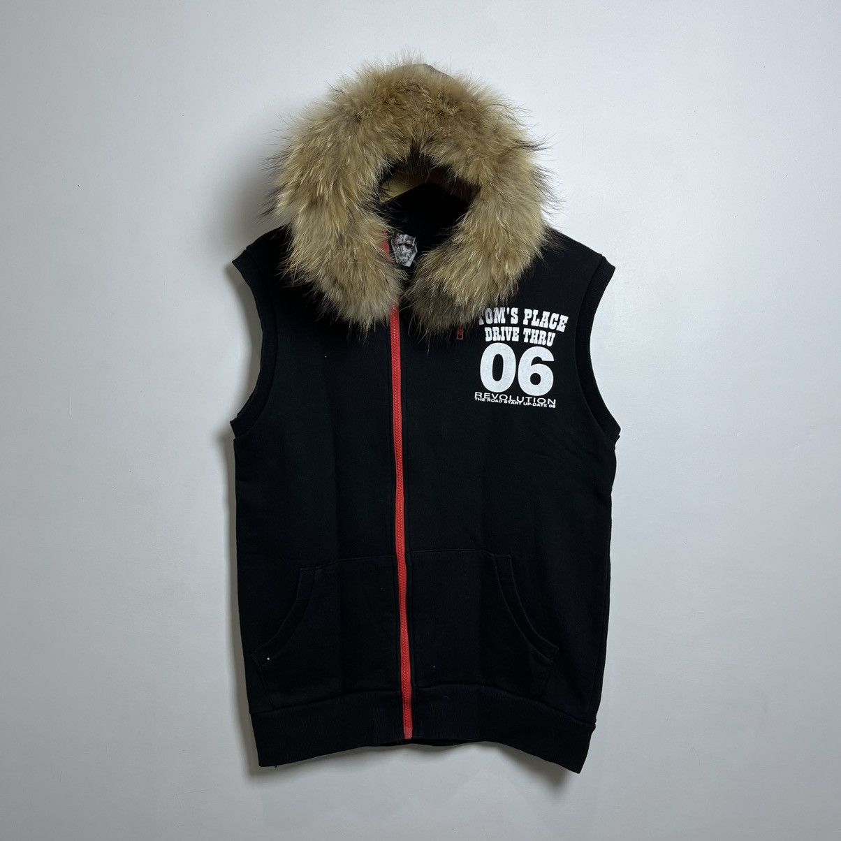 Hysteric Glamour Faux Fur Hoodie Vest With Zipper Up To Hood Japanese Style Size US M / EU 48-50 / 2 - 2 Thumbnail