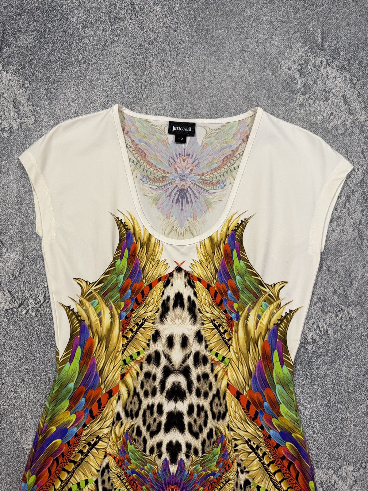Just Cavalli Just Cavalli Vintage Printed Leopard Dress Size M / US 6-8 / IT 42-44 - 4 Thumbnail
