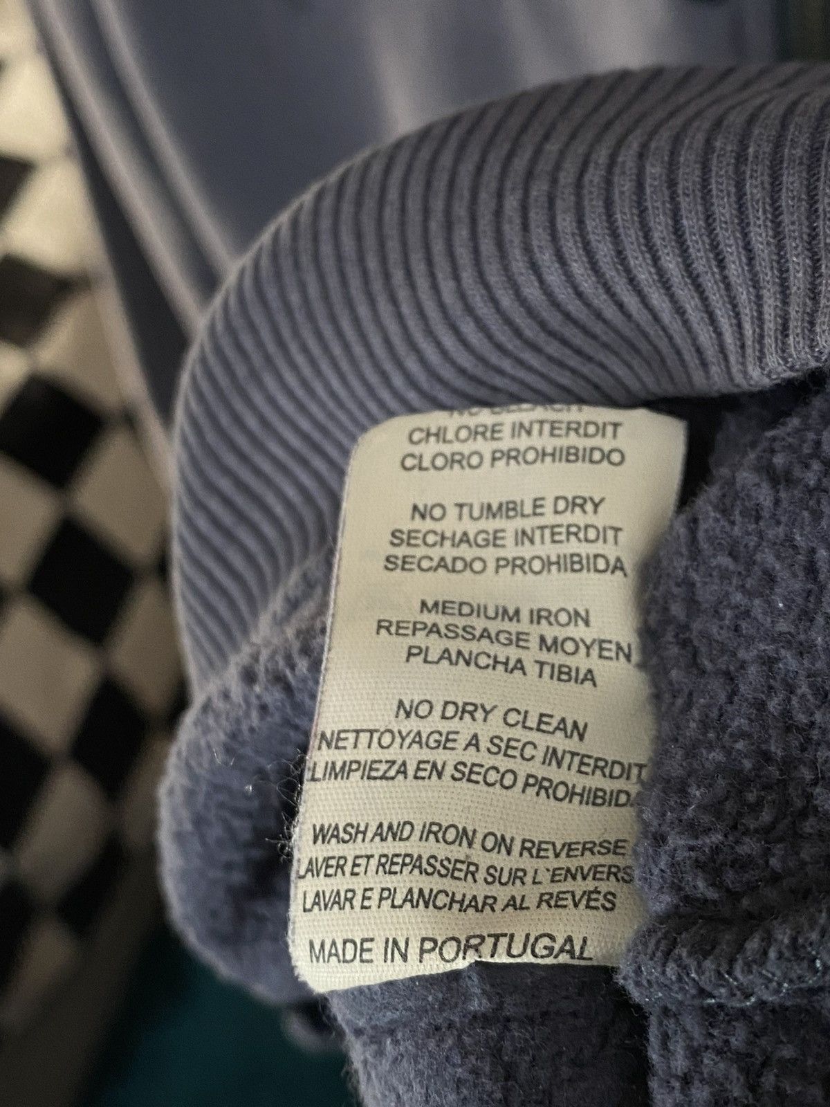 Faith Connexion $528 GOTHIC STUD HOODIE GRAY PURPLE SWEATER GOTH ROCK BAND Size US L / EU 52-54 / 3 - 7 Thumbnail