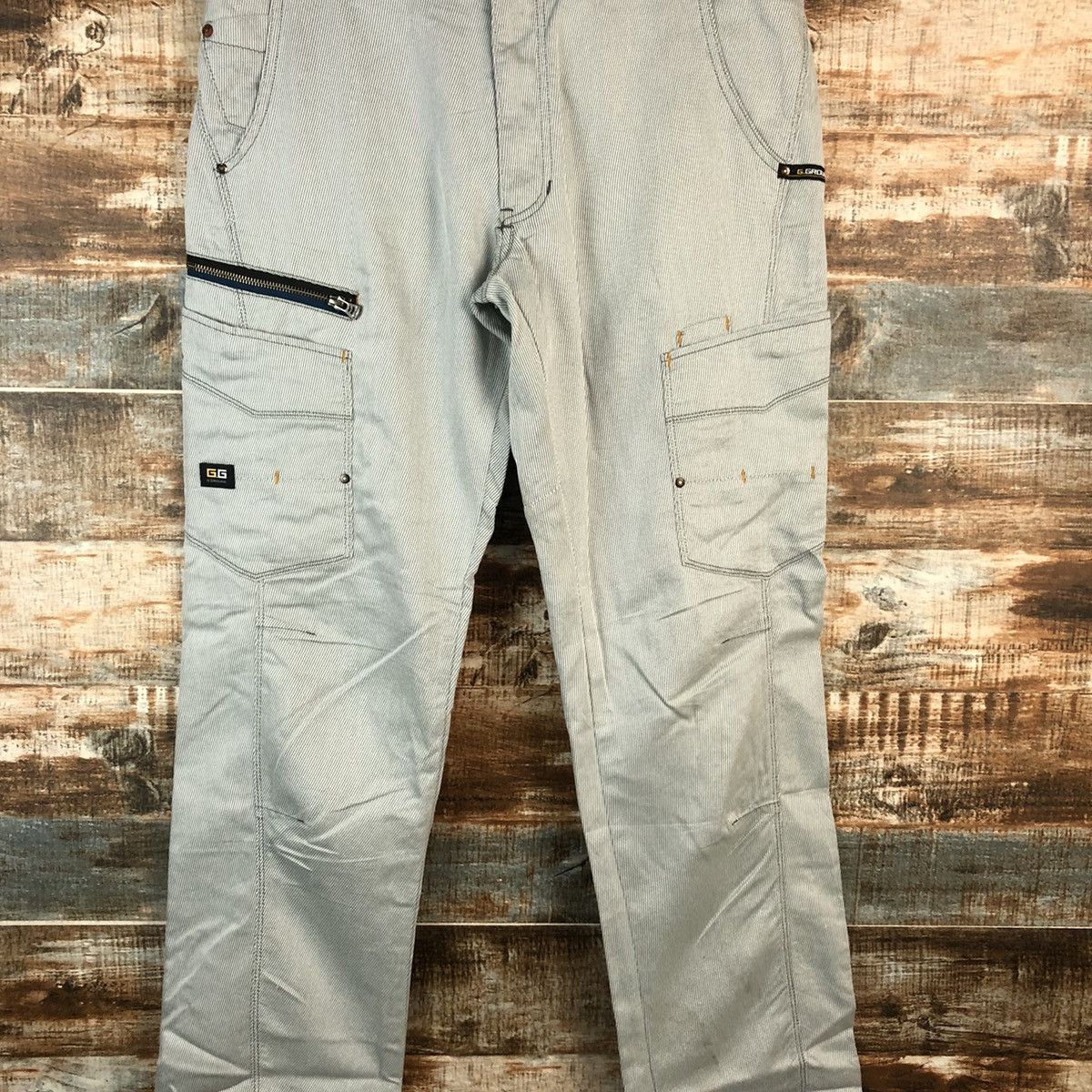 Japanese Brand G.Giround Cargo utility tactical Multipocket Pants #A2524 Size US 34 / EU 50 - 5 Thumbnail