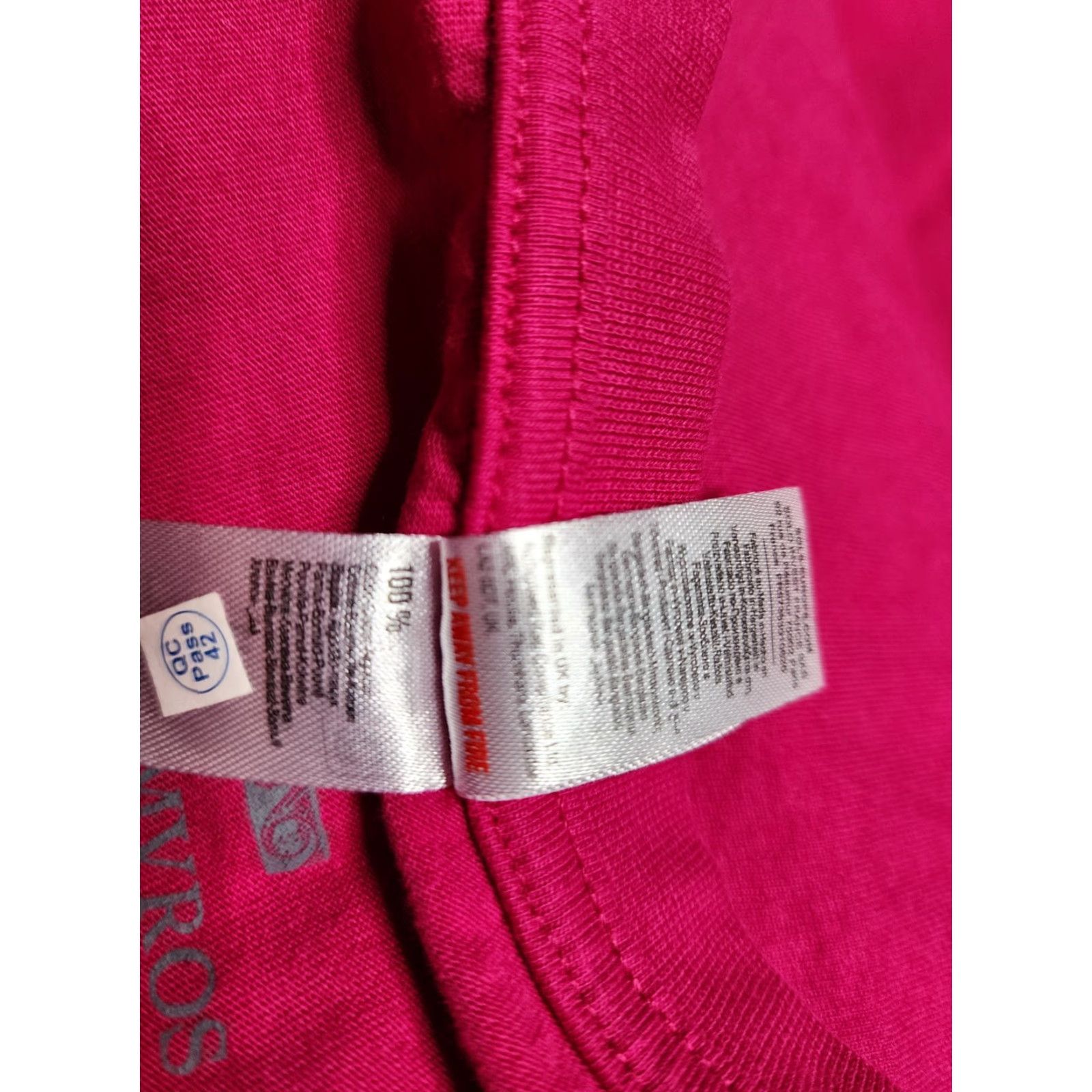 Vintage VINTAGE France Travel Souvenir T-Shirt Women Size L Pink 100% Cotton Retro Size L / US 10 / IT 46 - 4 Thumbnail