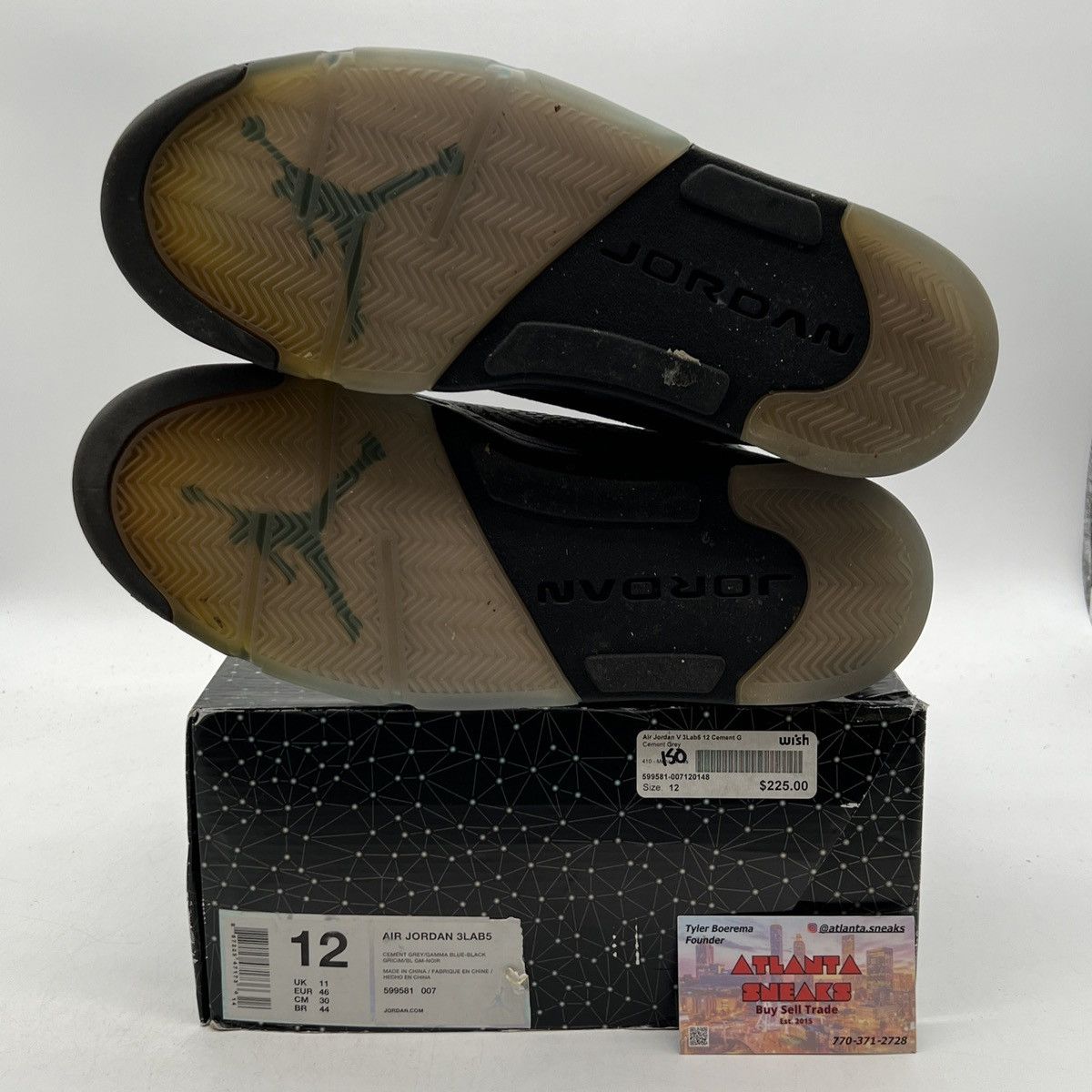 Jordan Brand Air Jordan 5 3Lab5 Size US 12 / EU 45 - 8 Thumbnail