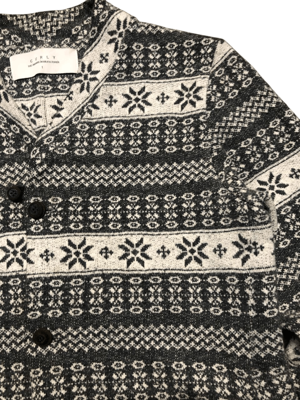 Designer × Japanese Brand × Native Vintage Curly Native Wool Button Jacket Size US S / EU 44-46 / 1 - 7 Thumbnail