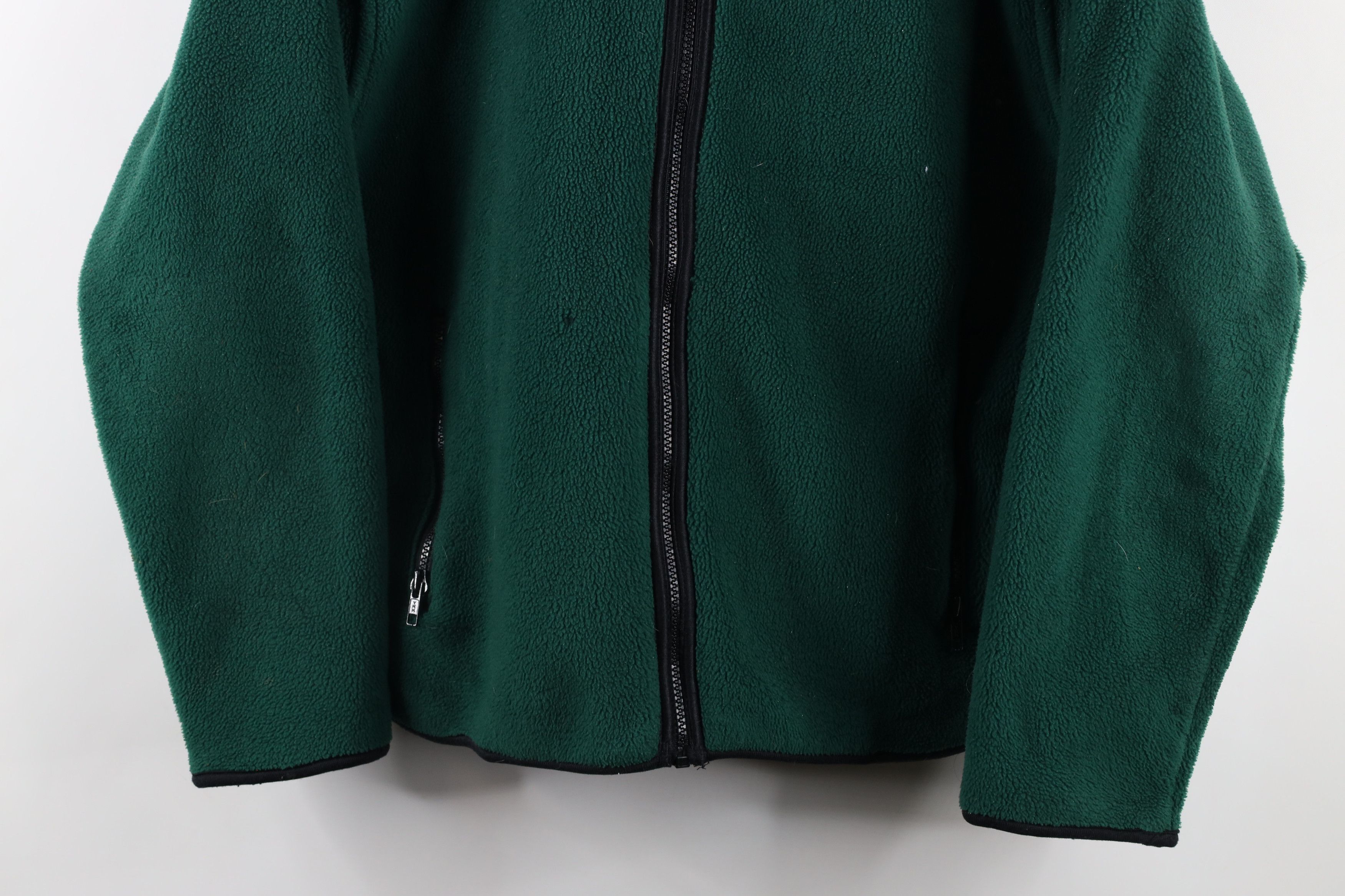 Rei × Vintage Vintage 90s REI Blank Full Zip Fleece Jacket Green USA Size US S / EU 44-46 / 1 - 3 Thumbnail