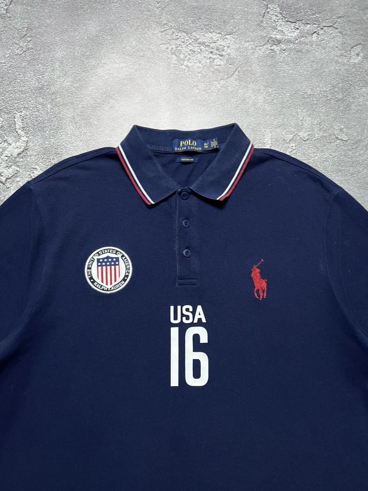 Polo Ralph Lauren Vintage Ralph LaurenTee Shirt USA Big Pony Chief Keef #16 Size US XL / EU 56 / 4 - 4 Thumbnail