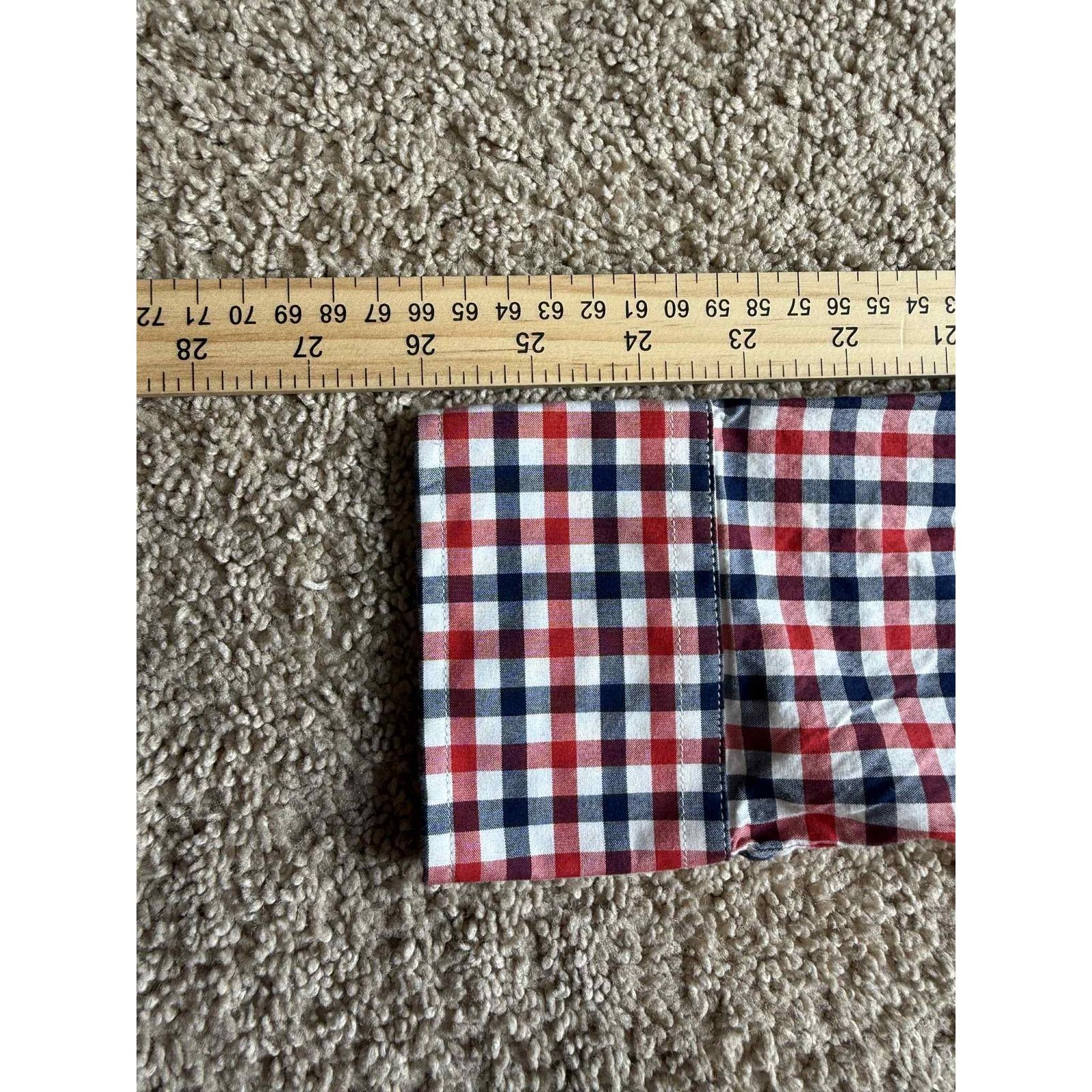 UNTUCKit UNTUCKit Gingham Check Cotton Slim Fit Button-Up Shirt M Size US M / EU 48-50 / 2 - 8 Thumbnail