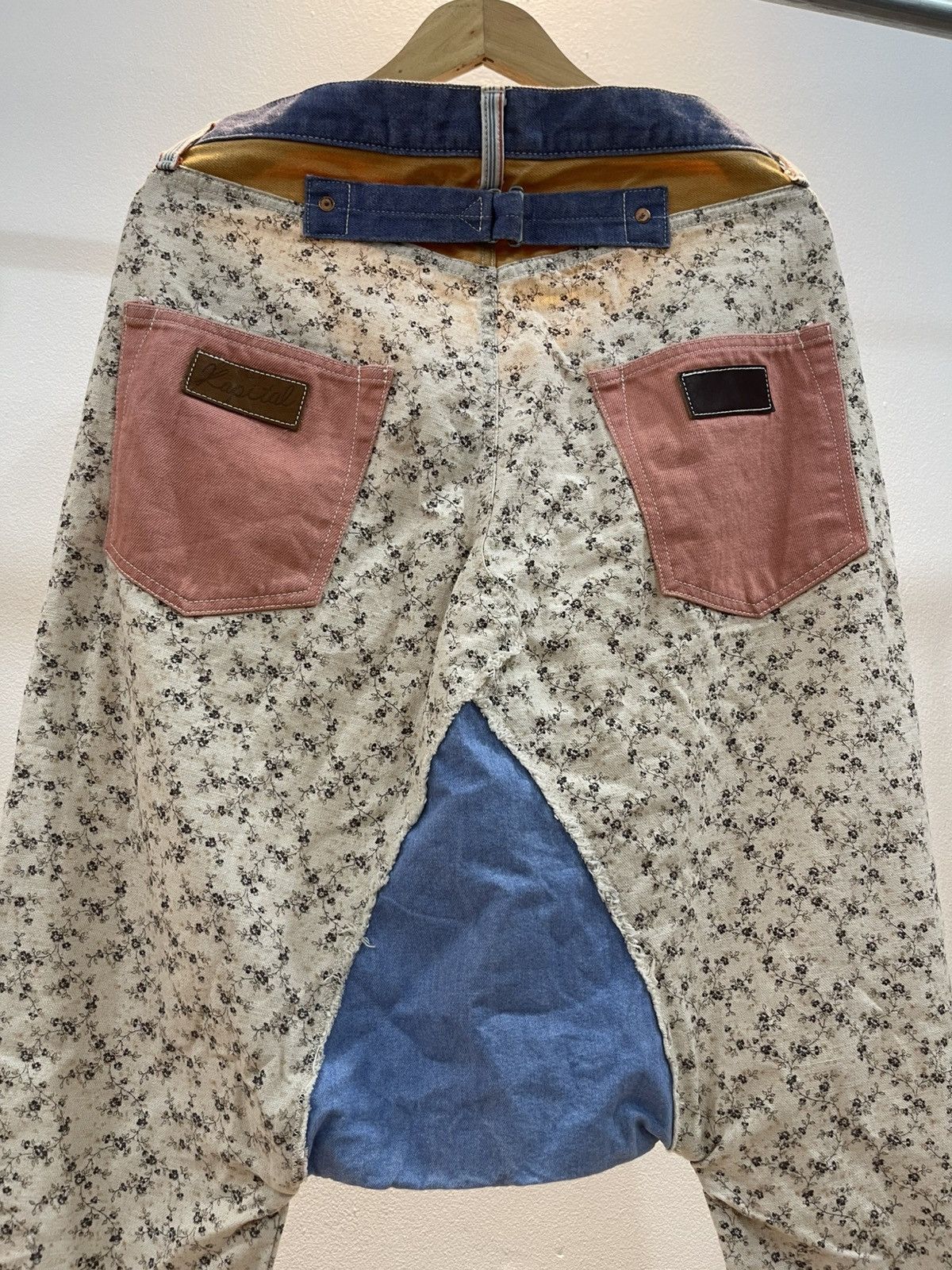 Kapital Kapital Floral Sarouel Pants Denim,All Over Pattern Size US 33 - 6 Thumbnail