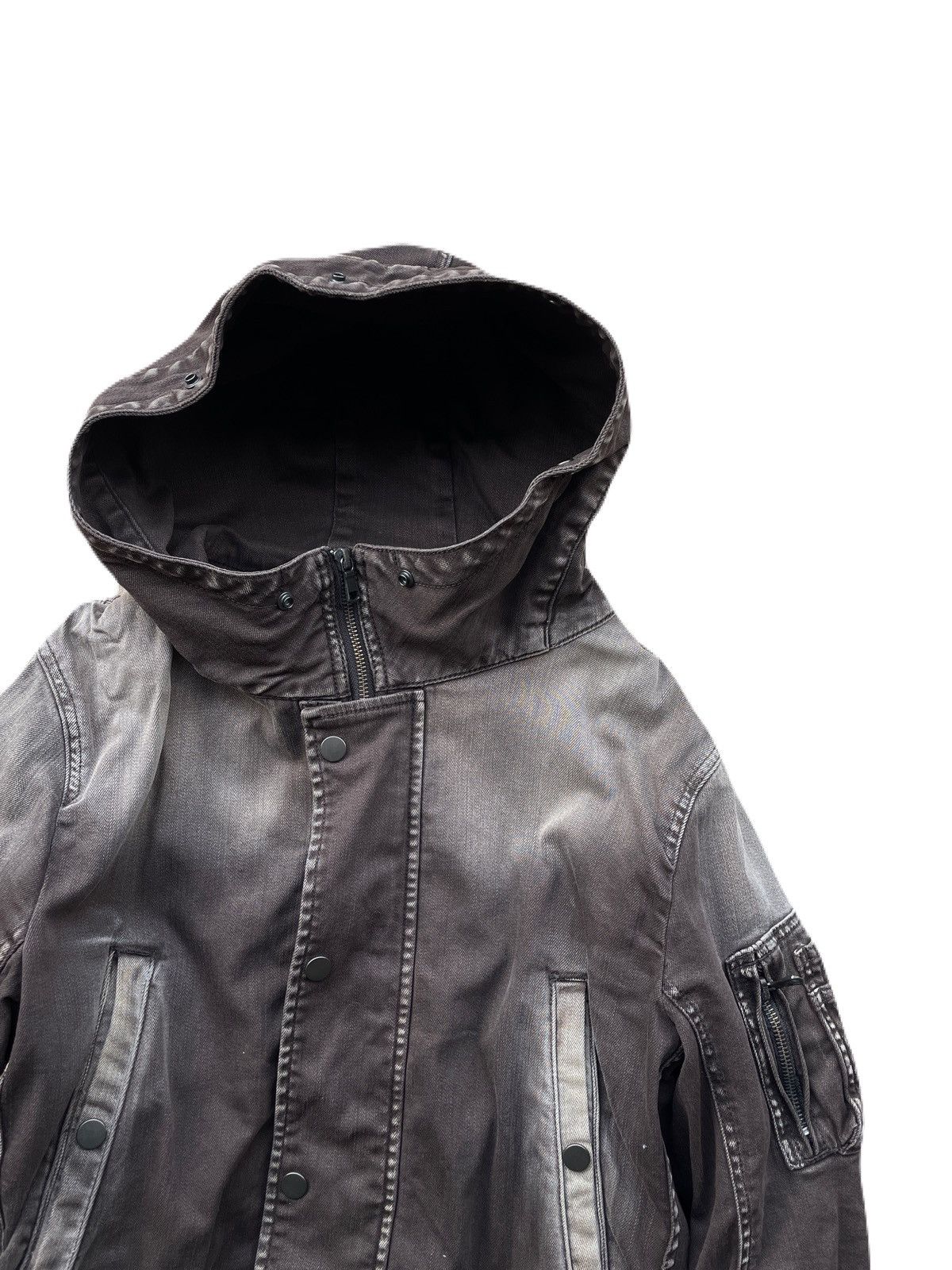 If Six Was Nine 2000s Japanese archive Vkei Y2K Military Gimmic Parka Size US S / EU 44-46 / 1 - 5 Thumbnail