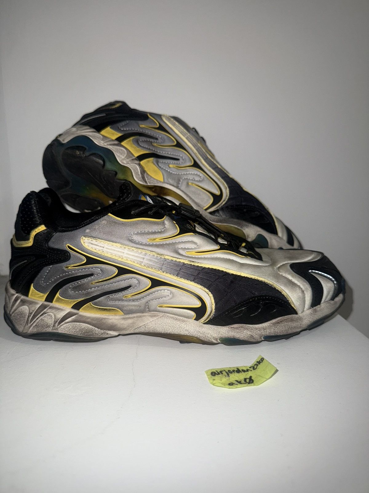 A$AP Rocky × Puma A$AP Rocky Puma Inhale Distressed Pack Pelé Yellow 402456-01 Size US 9 / EU 42 - 5 Thumbnail