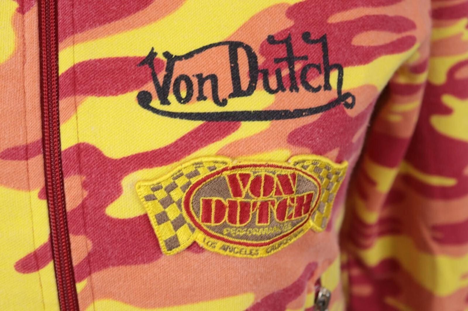 Von Dutch Von Dutch Orange Camouflage Jumper Cropped Sweater Size M Size M / US 6-8 / IT 42-44 - 3 Thumbnail