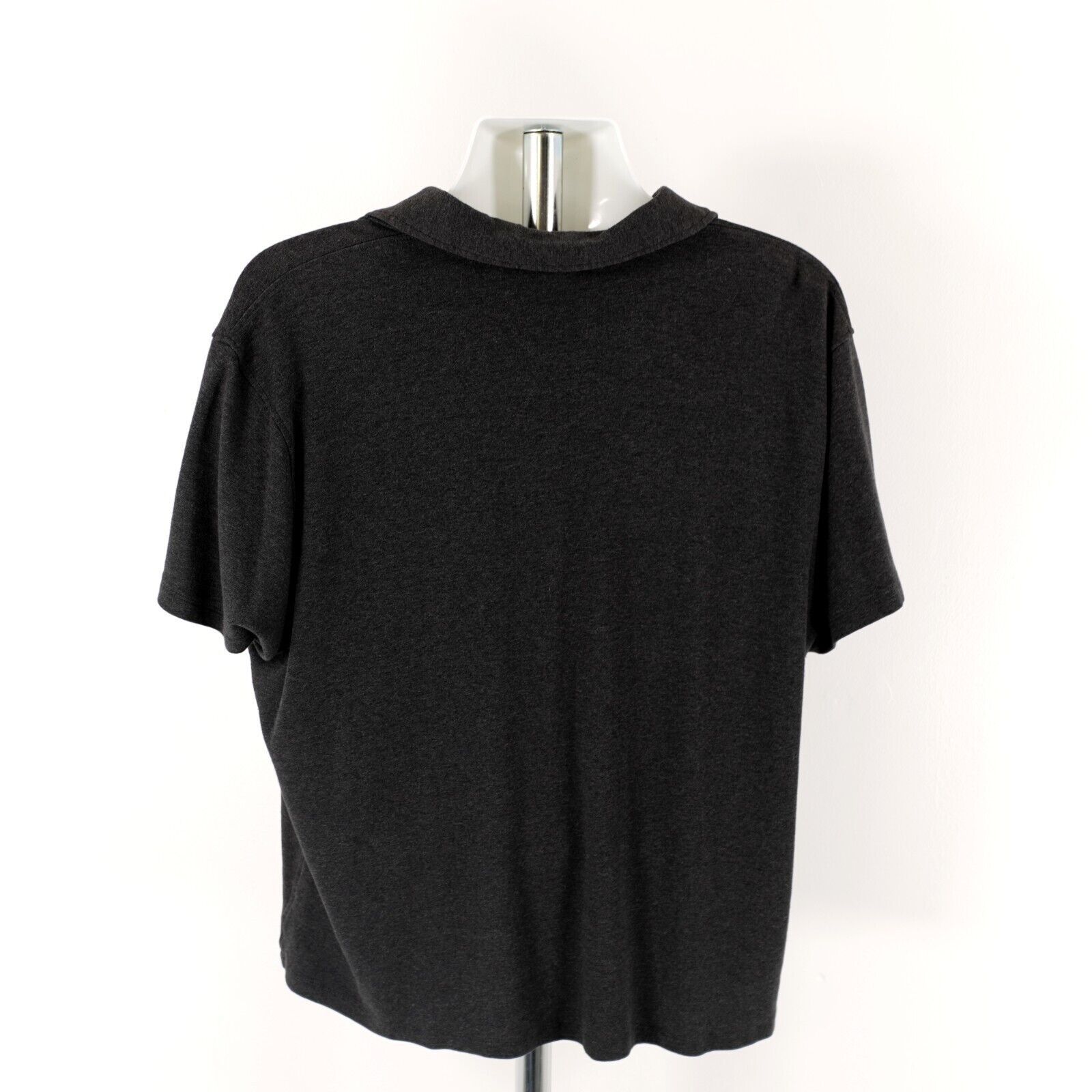 Michael Kors Michael Kors Gray 2XL Textured Cotton Dress Shirt Short Slee Size US XL / EU 56 / 4 - 7 Thumbnail