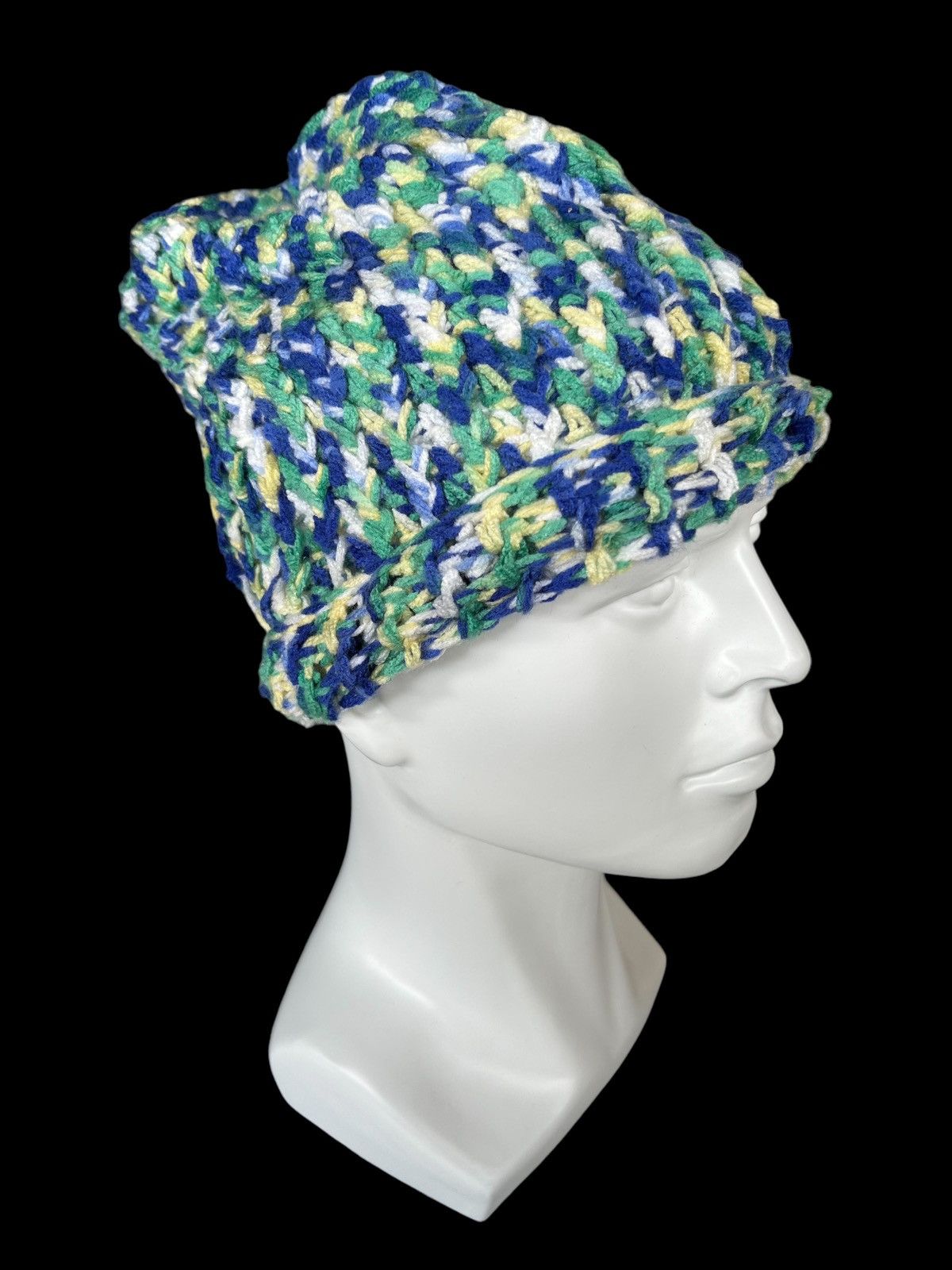 14th Addiction × Japanese Brand Crochet knitted Multicolor Beanie Hats Size ONE SIZE - 1 Thumbnail