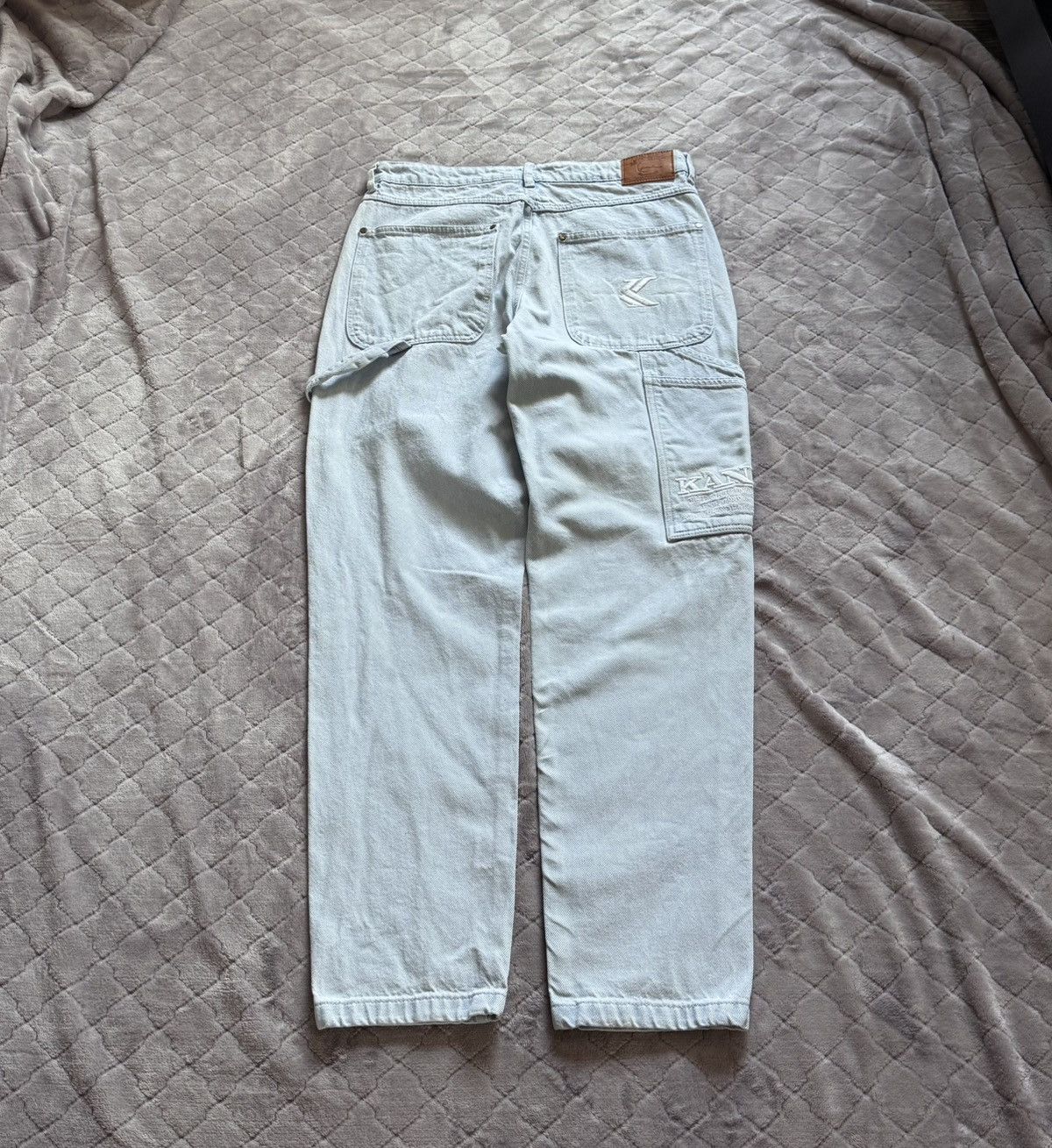 Karl Kani × Vintage Vintage Karl Kani Big Logo Denim Pants Size US 34 / EU 50 - 3 Thumbnail