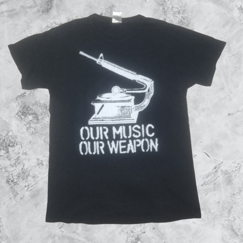 Band Tees × Gildan Our Music Our Weapon ( Punk/Rebellion ) Tee Size US M / EU 48-50 / 2 - 1 Thumbnail