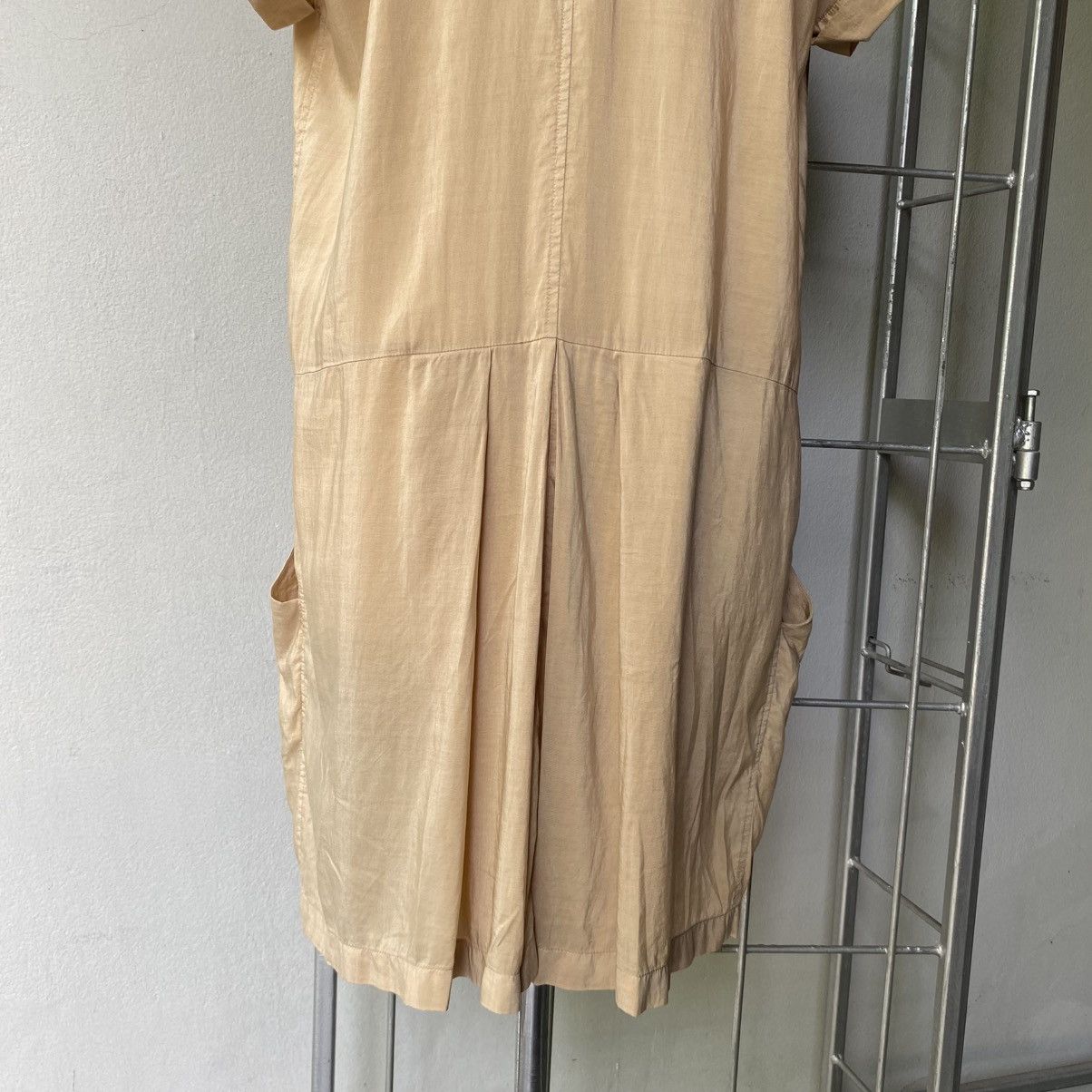 Zucca ZUCCA Yellow Button-Front Dress with Pockets Size M / US 6-8 / IT 42-44 - 3 Thumbnail