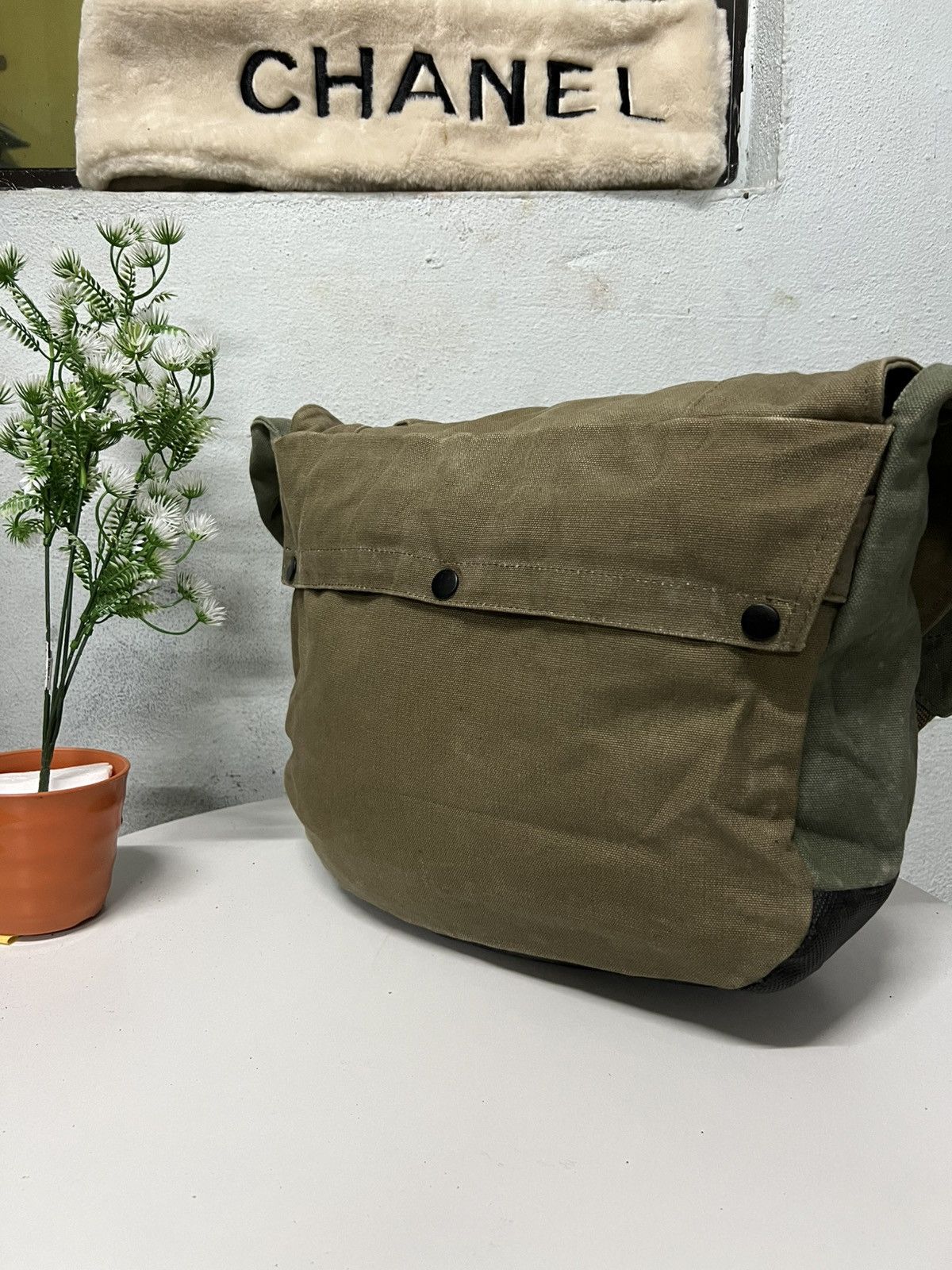 Coleman × Vintage Green Army Vintage 80s COLEMON Shoulder Size ONE SIZE - 2 Thumbnail