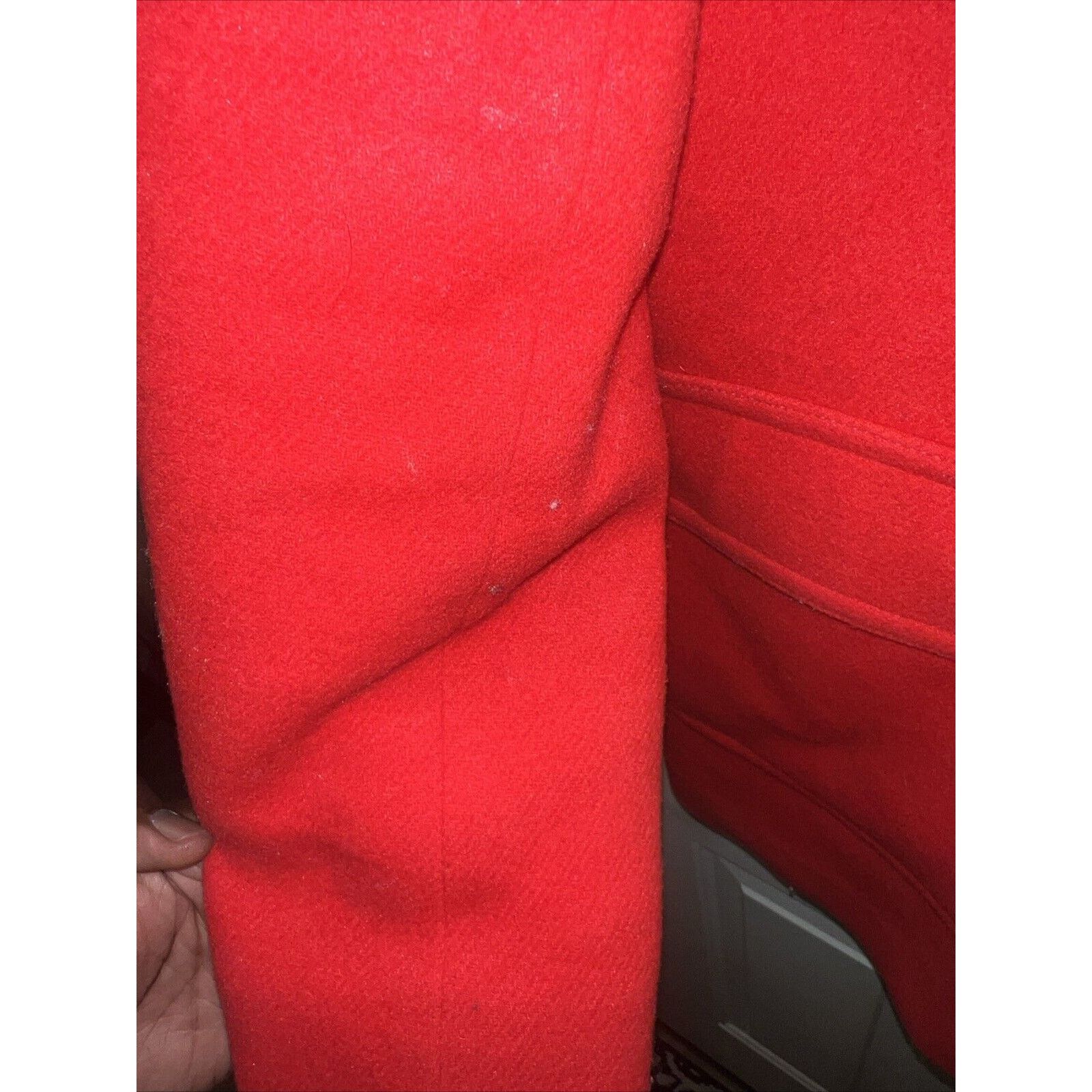 J.Crew J Crew Parka Jacket Coat Red Women’s Size 8 Wool Fur Hood Size M / US 6-8 / IT 42-44 - 6 Thumbnail
